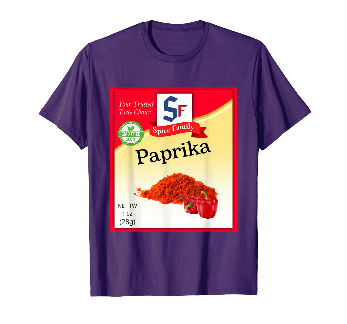 Paprika Condiment Costume Holiday Spice Group Costumes T-Shirt