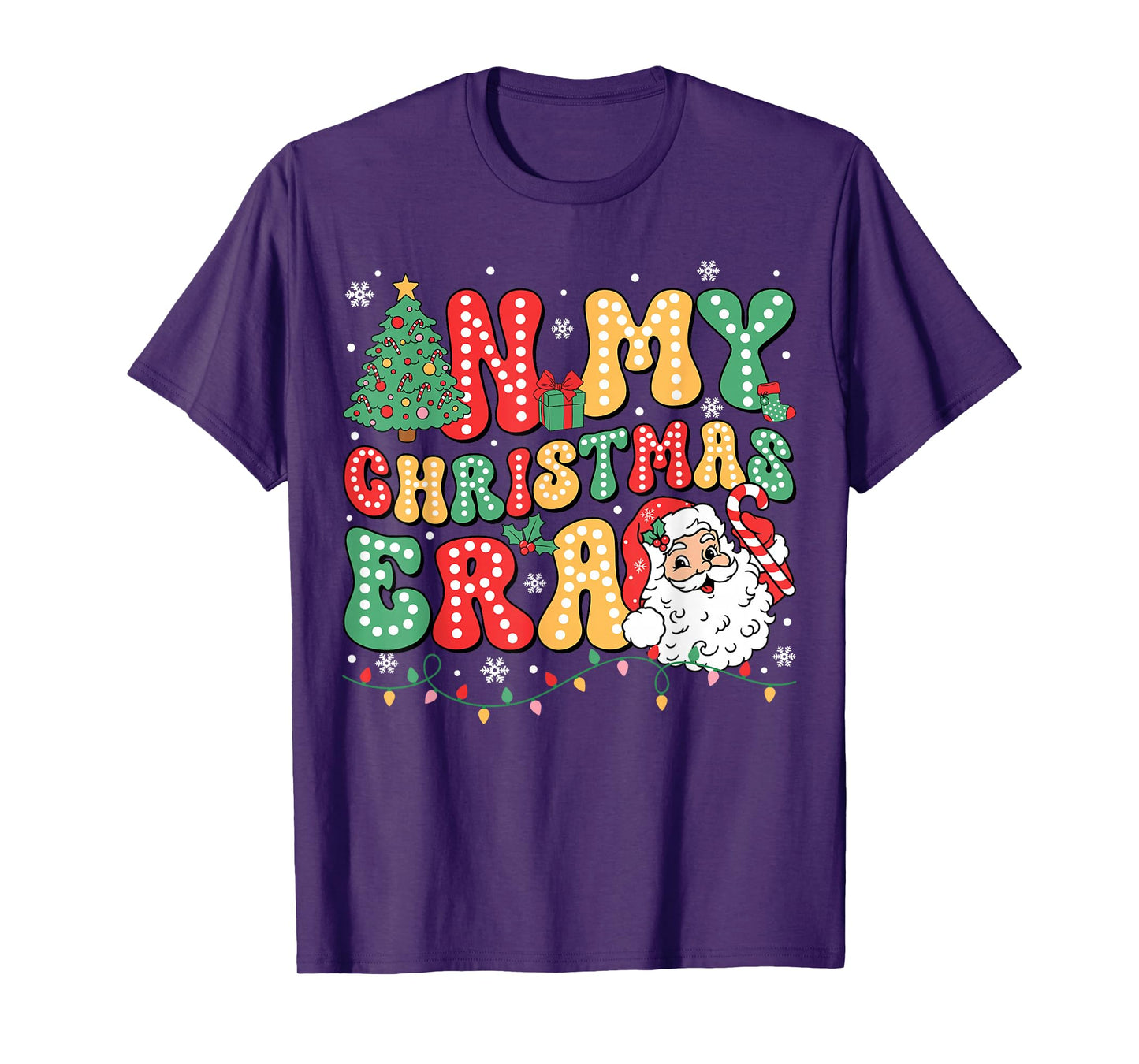 in My Christmas Era Santa Claus Xmas 2025 Matching Family T-Shirt