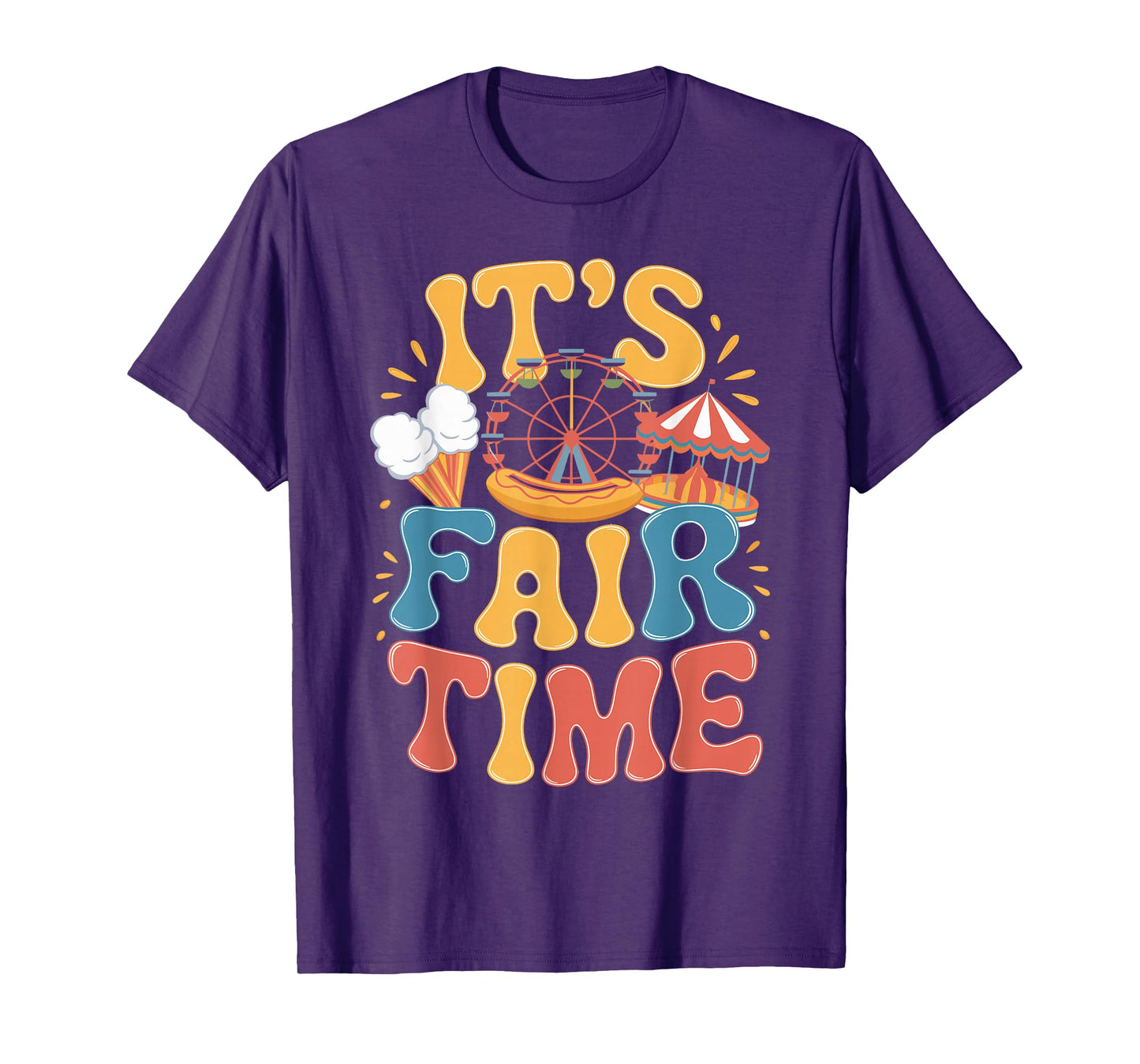 It's Fair Time Carousel Rides Country Fair Carnival Fair T-Shirt