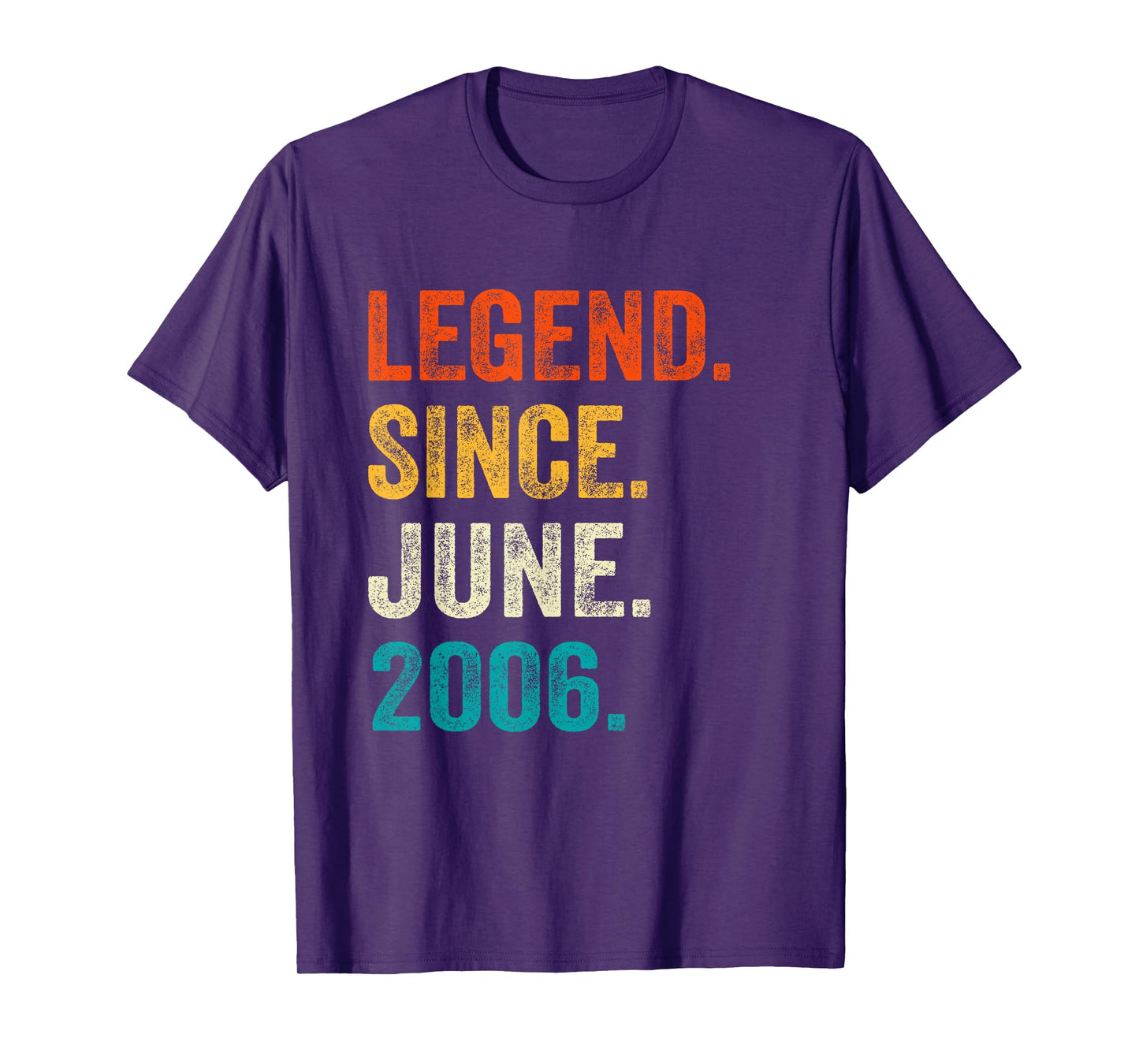 Legend Since June 2006 19th Birthday Lover 19 Year Old T-Shirt