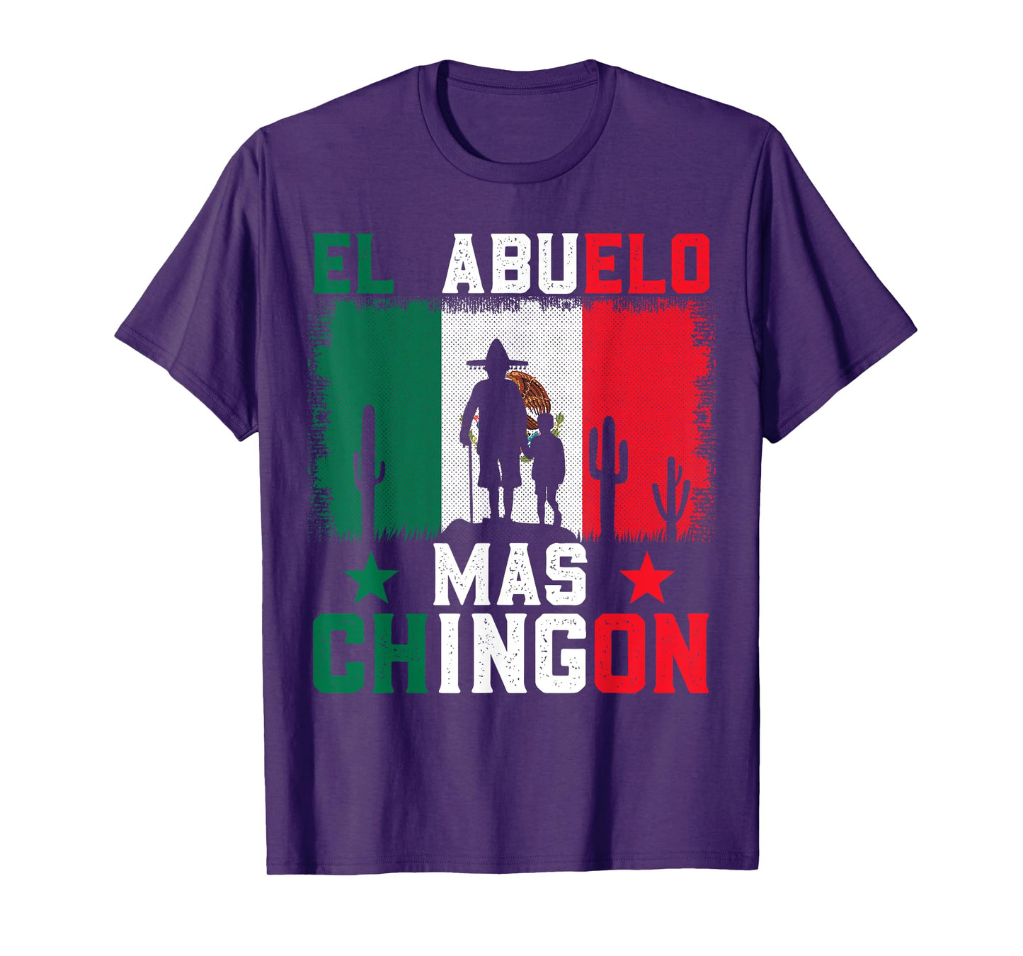 El Abuelo Más Chingón Mexican Pride Funny Latino T-Shirt