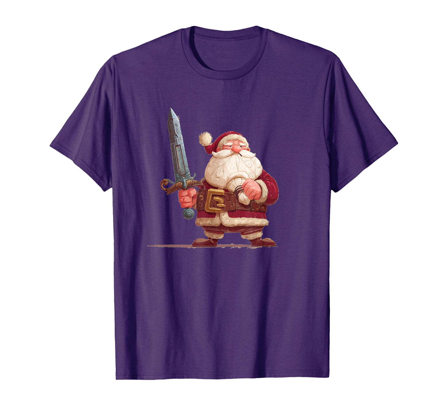 Amazing Santa Claus in Knight Style for Boys and Girls T-Shirt