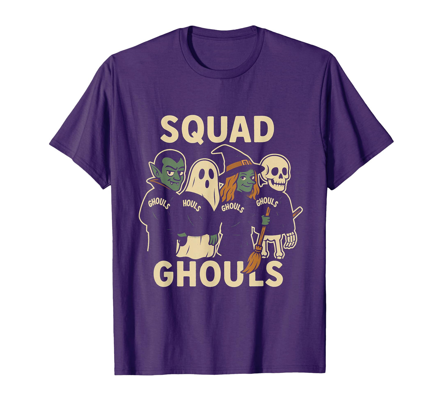 Ghoulish Squad Halloween Fun T-Shirt