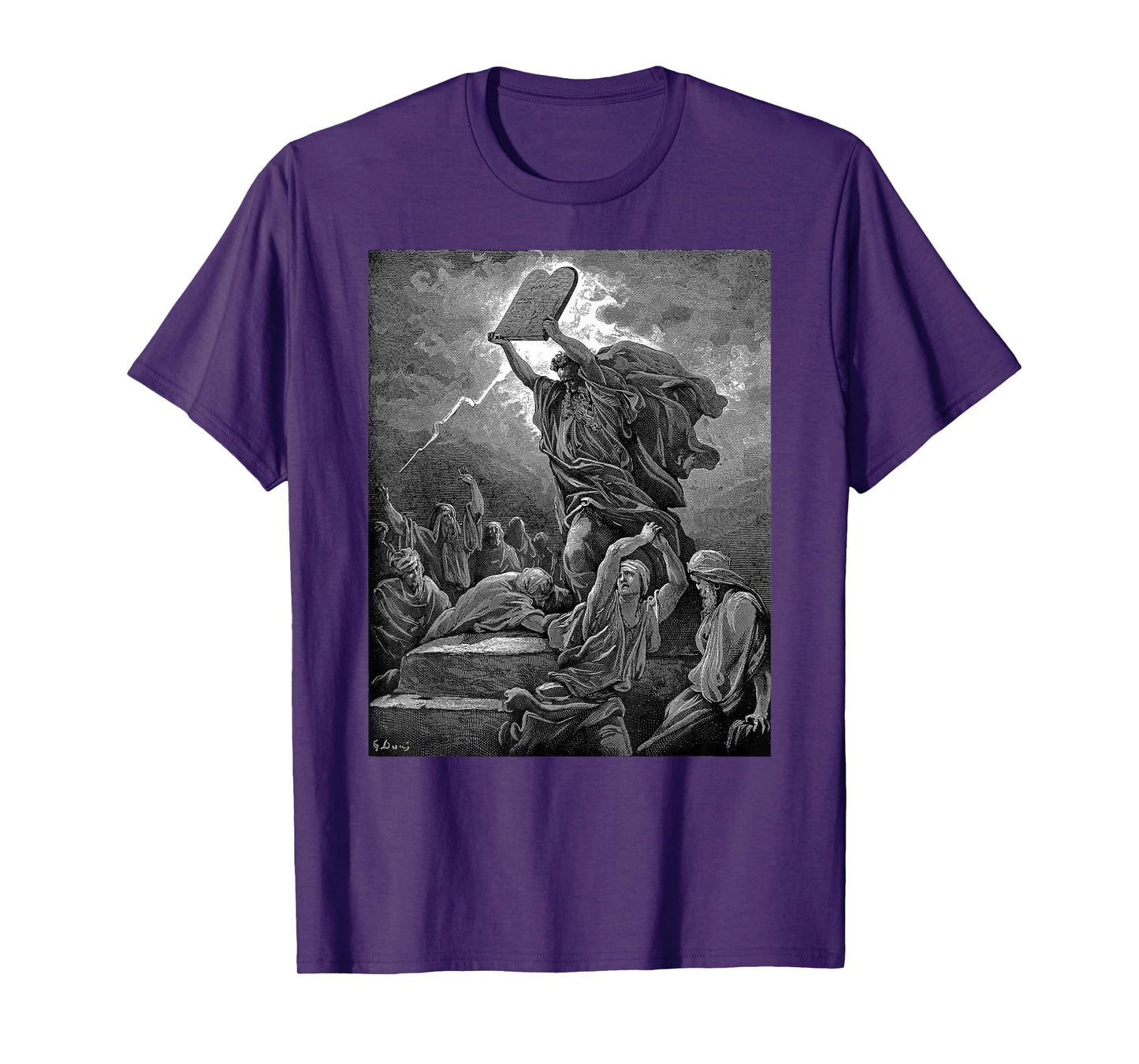 Gustave Dore Moses Breaks the Tablets of the Law T-Shirt