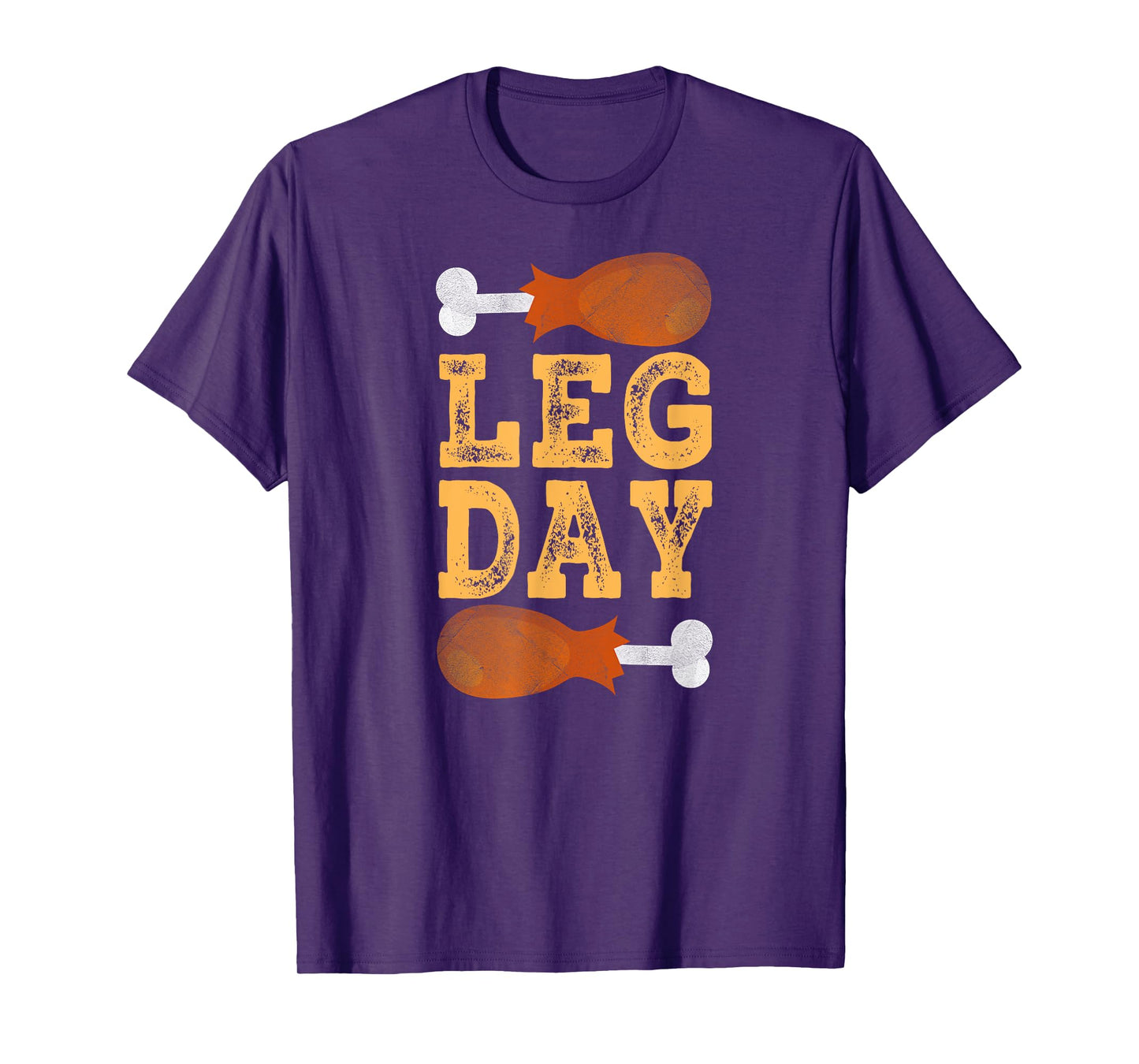Leg Day Thanksgiving Costume Gym Pilgrim Happy Turkey Day T-Shirt