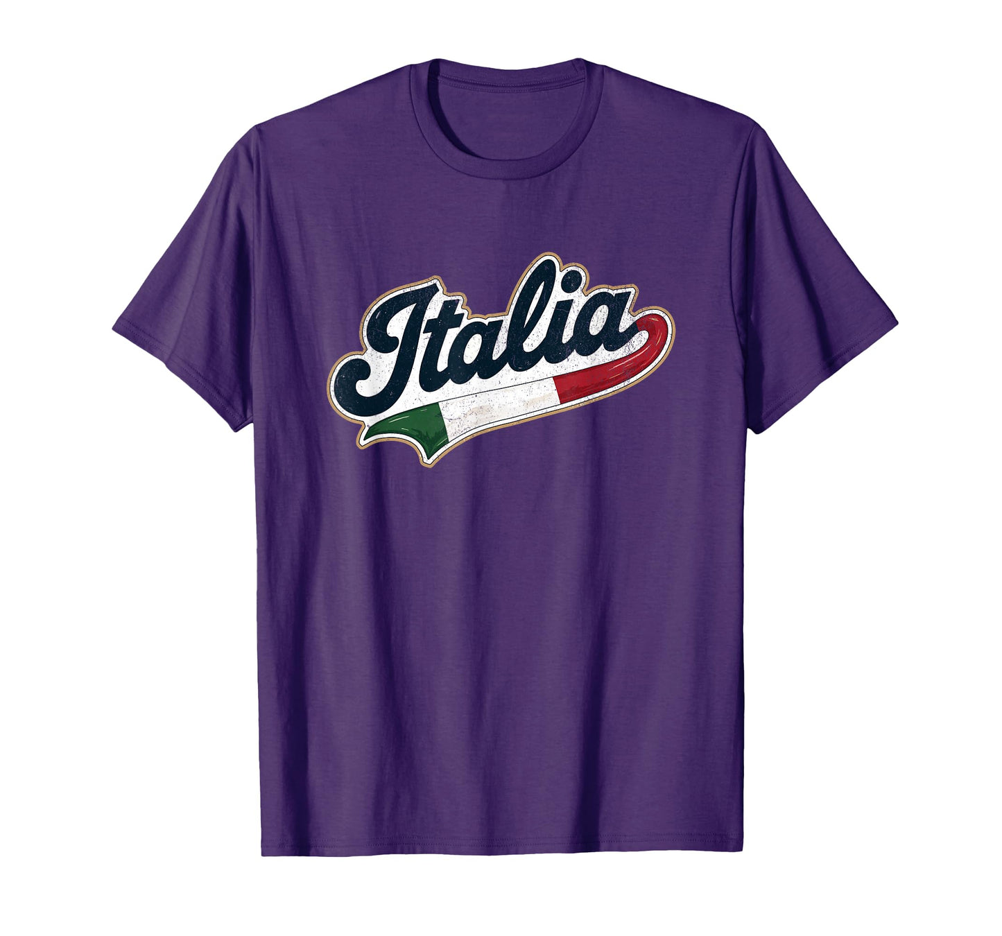 Italia Flag Italian Italy Italiano Family Heritage Souvenir T-Shirt