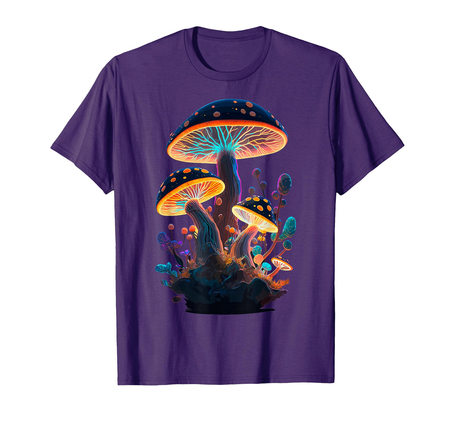 Cute Fairycore Mushrooms Whimsical Art Fantasy Themed Party T-Shirt