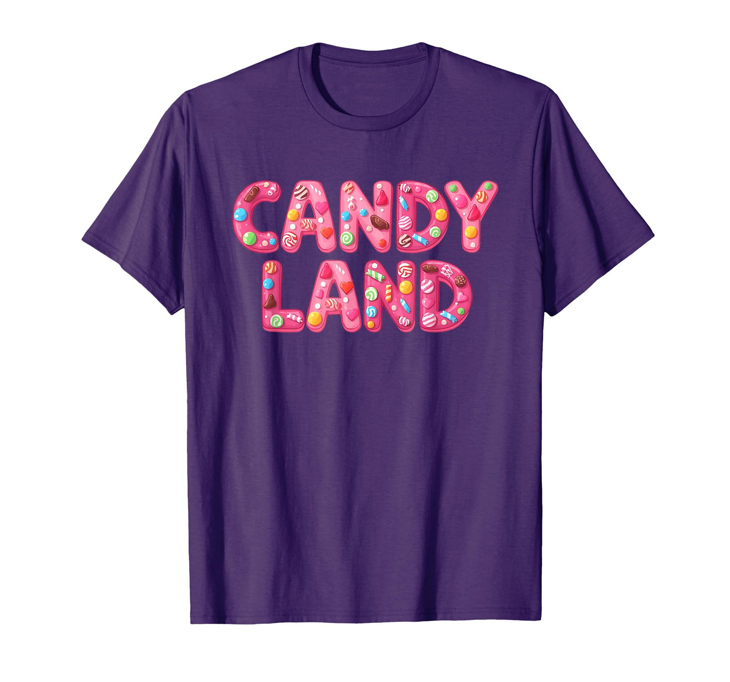 Candy Land Retro Logo Cute Candys T-Shirt