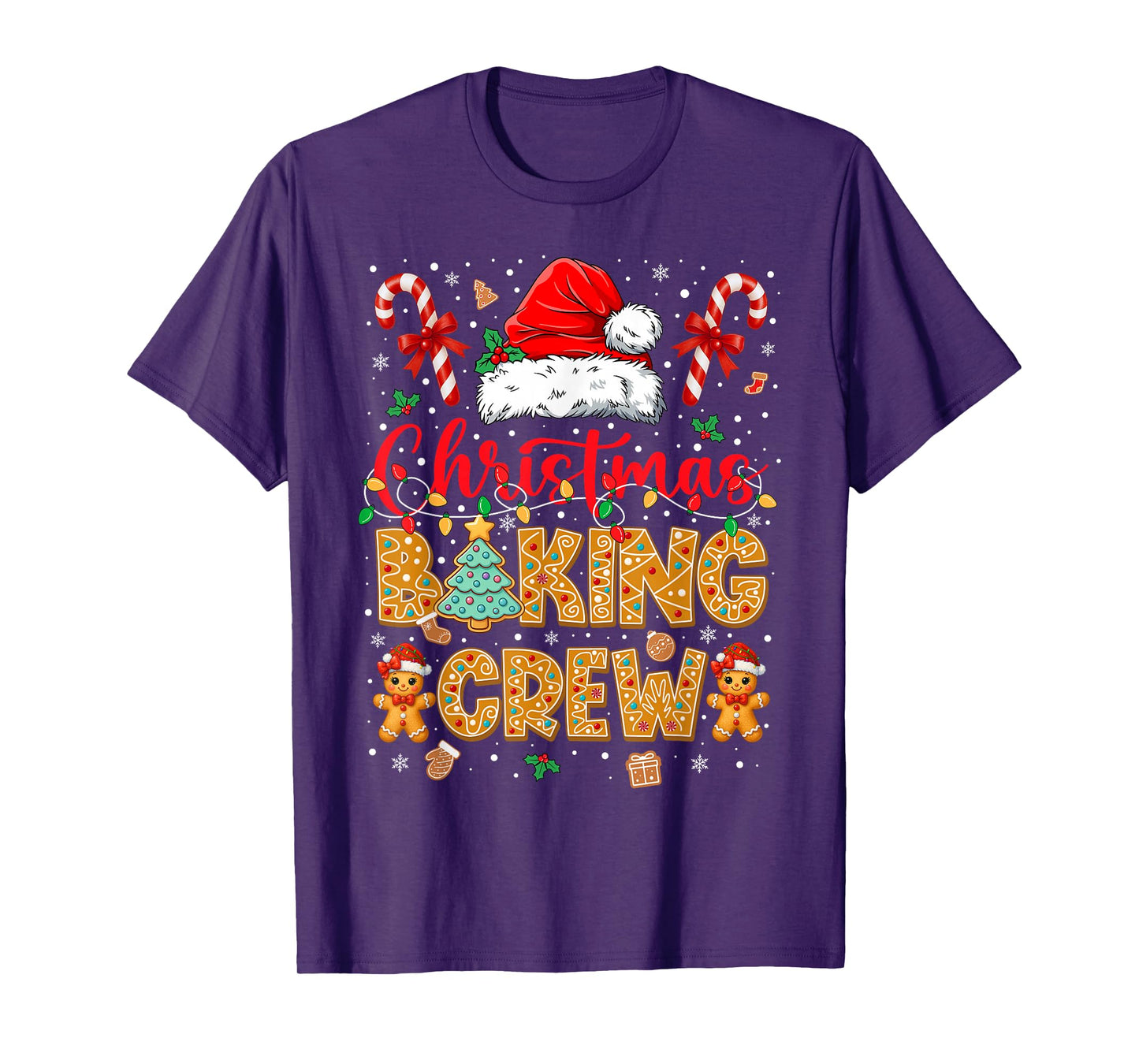 Funny Christmas Baking Crew Baking Christmas Cookie Holiday T-Shirt