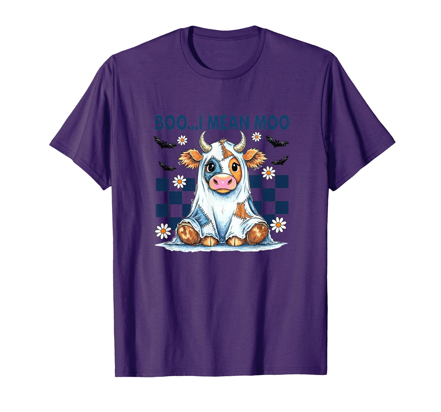 Amazing Spooky Creepy Halloween Boo I Mean moo T-Shirt
