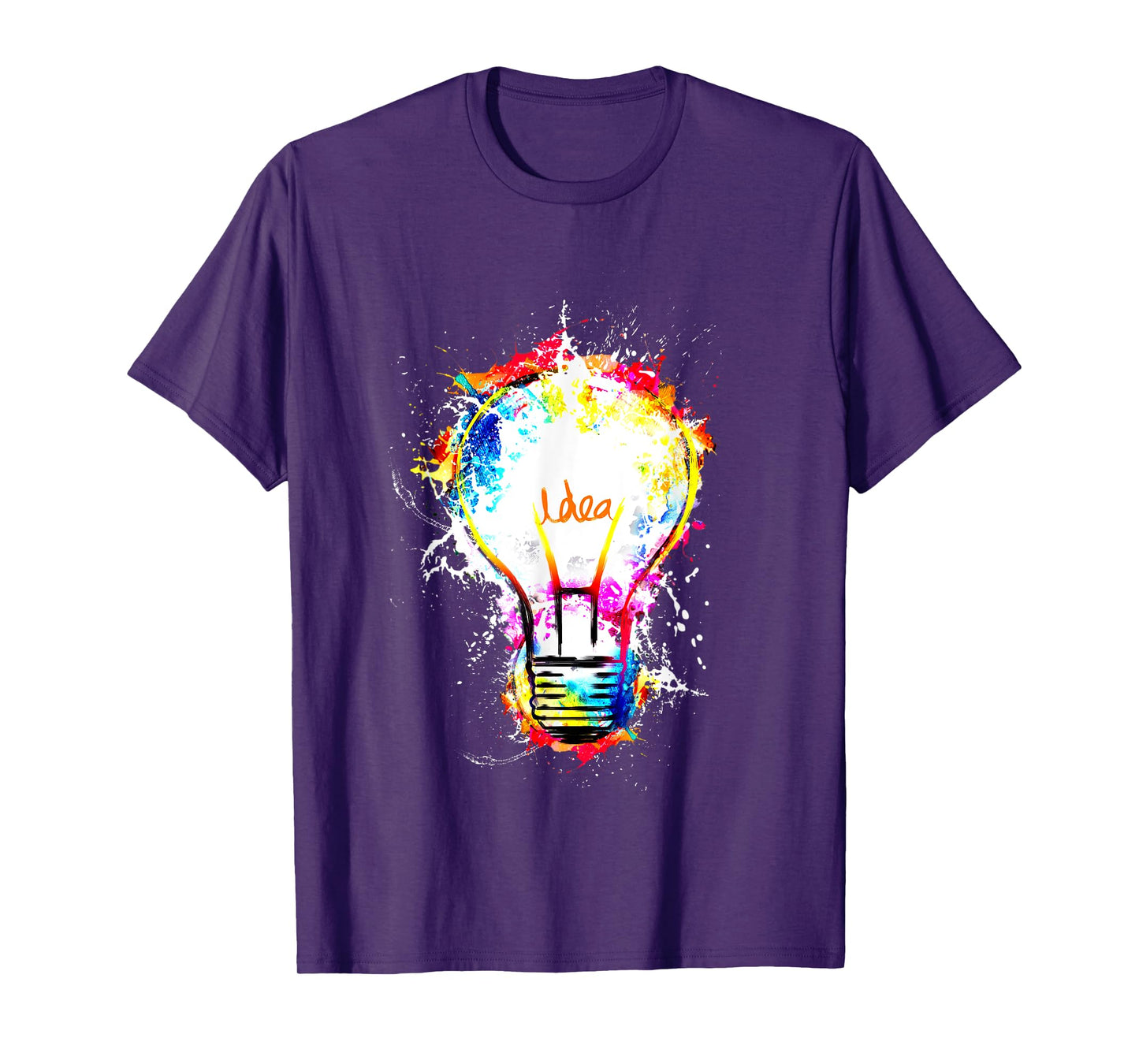Idea Explosion Creative Genius T-Shirt Light Bulb Men Women T-Shirt