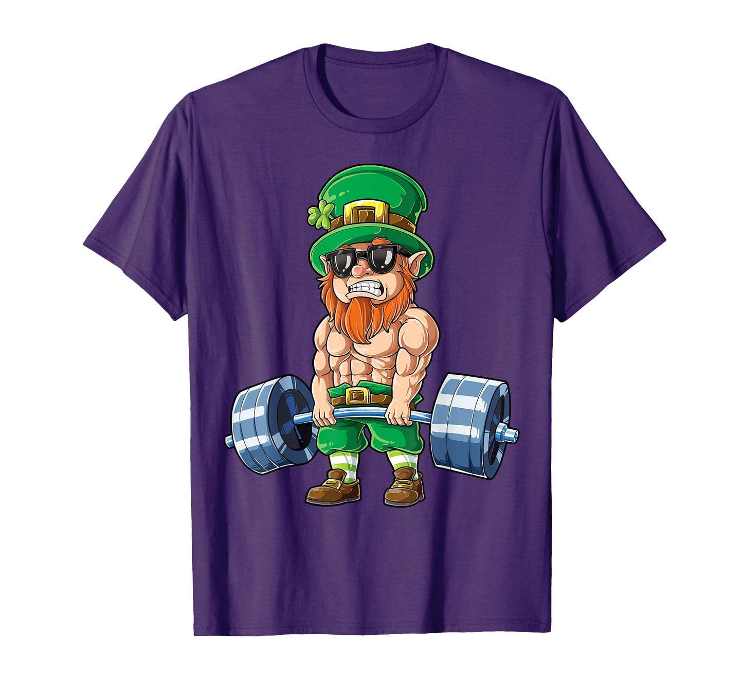 Leprechaun St Patrick's Day Weightlifting Deadlift Fitness T-Shirt