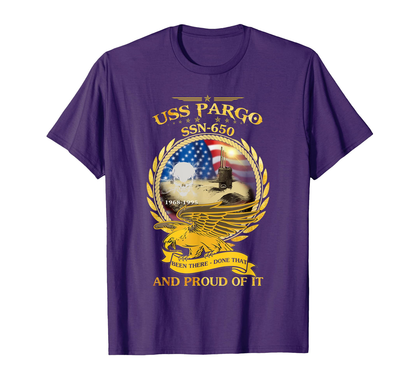 USS Pargo (SSN-650) 1968-1995 T-Shirt