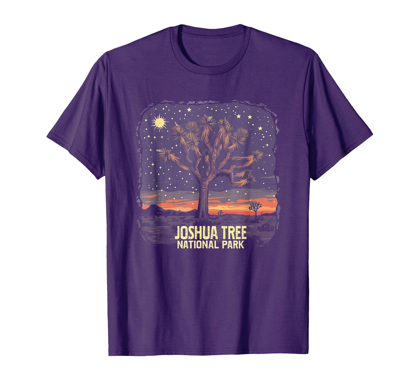 Joshua Tree - US National Park Vintage Men Women Kids Retro T-Shirt