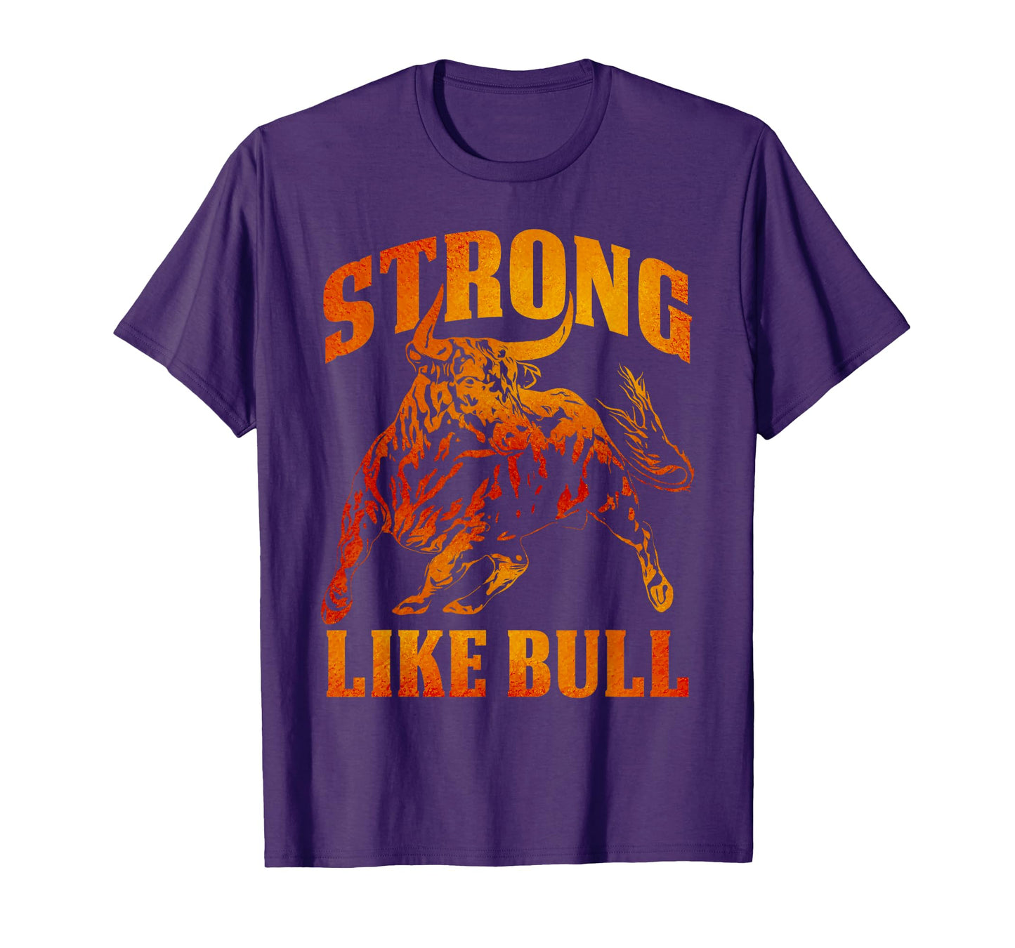 Strong Like A Bull Powerlifting Bodybuilding T-Shirt
