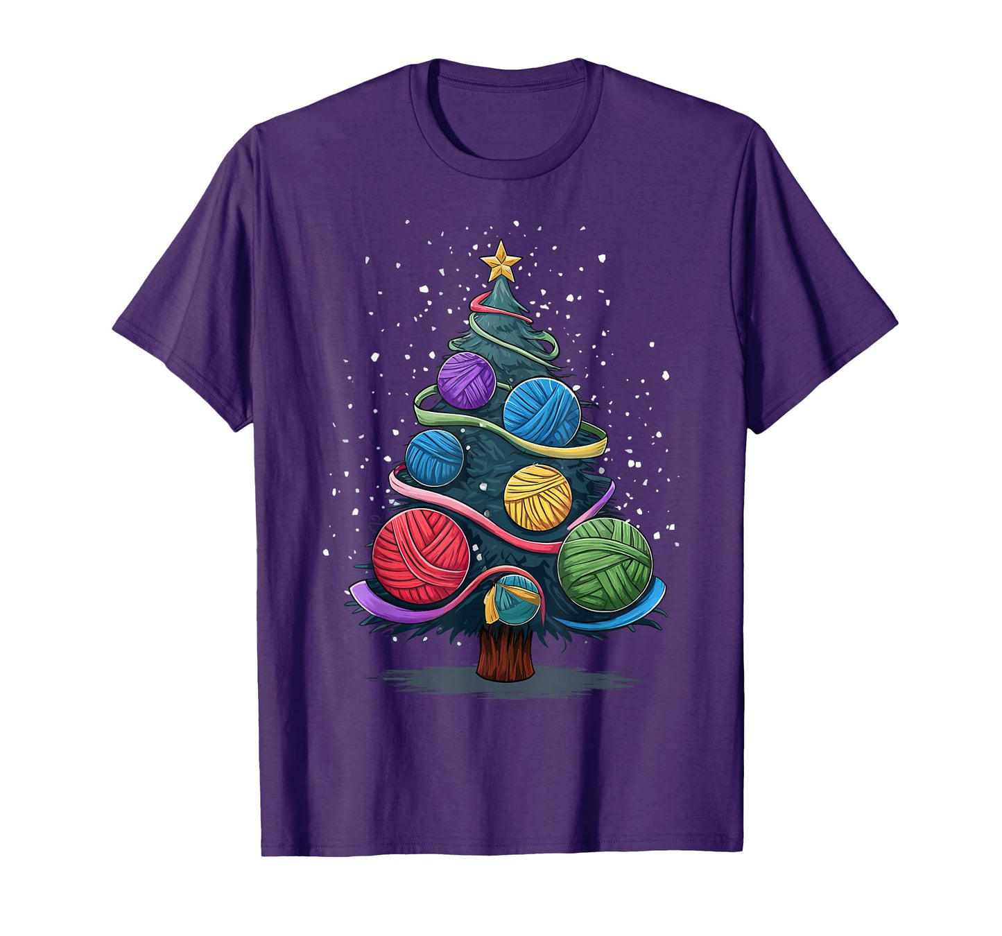 Yarn Christmas Tree T-Shirt