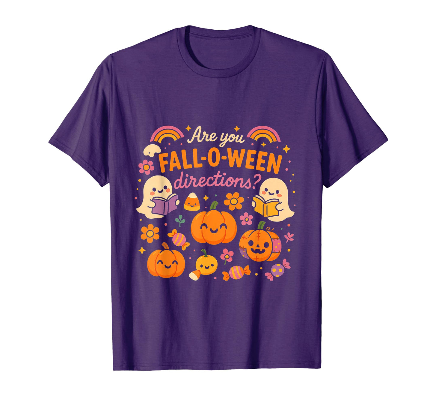 Funny Octobre Halloween Teacher Joke are You Fall O Ween T-Shirt