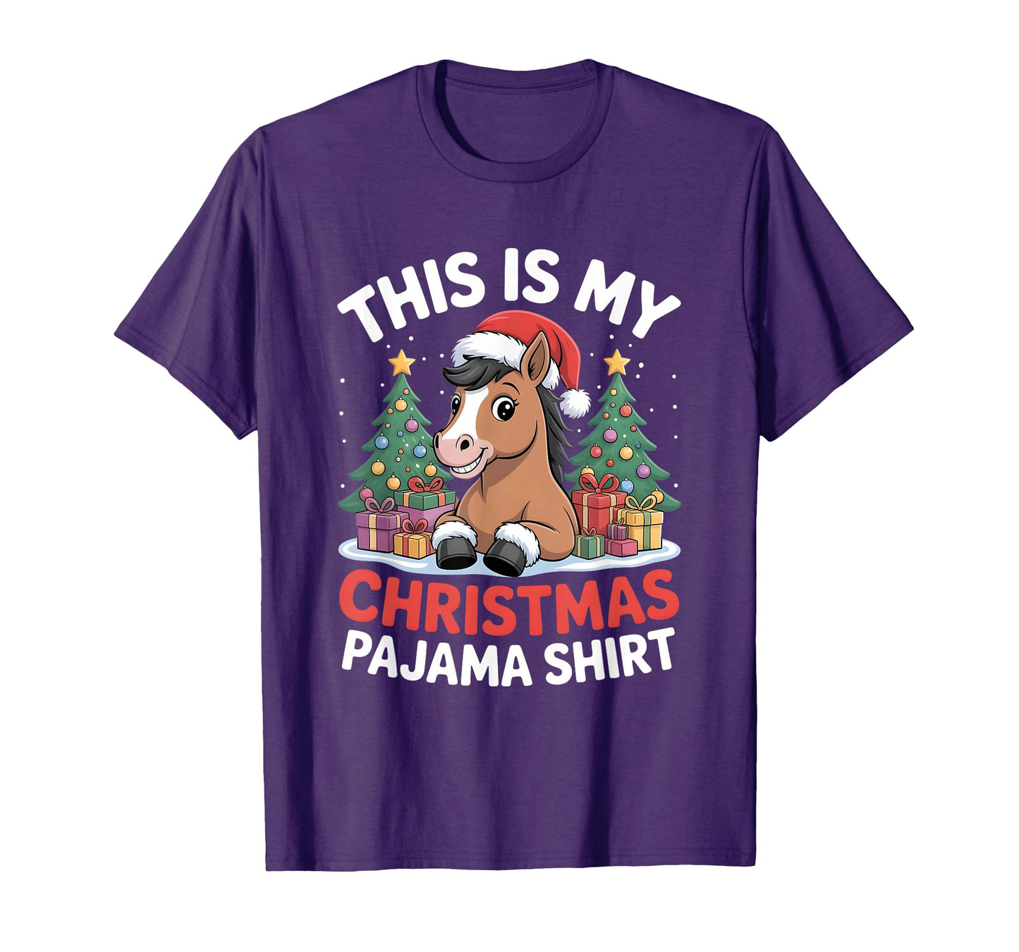 This is My Christmas Pajama Horse T-Shirt