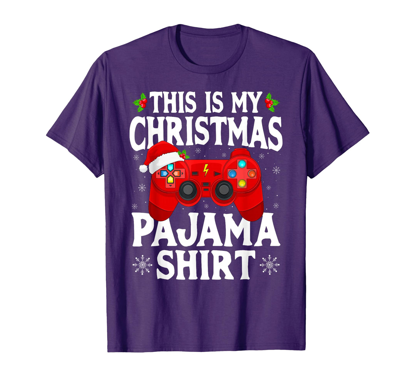 This is My Christmas Pajamas Video Game Gamer Boys Gaming T-Shirt