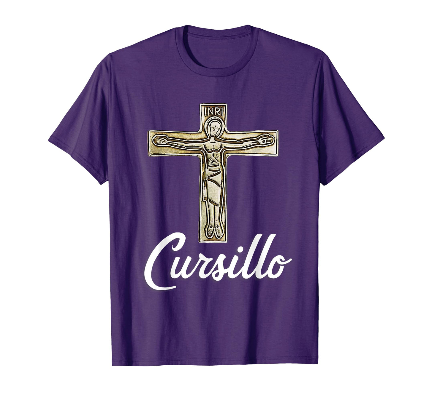 DeColores Cursillo Rainbow Rooster Catholic T-Shirt