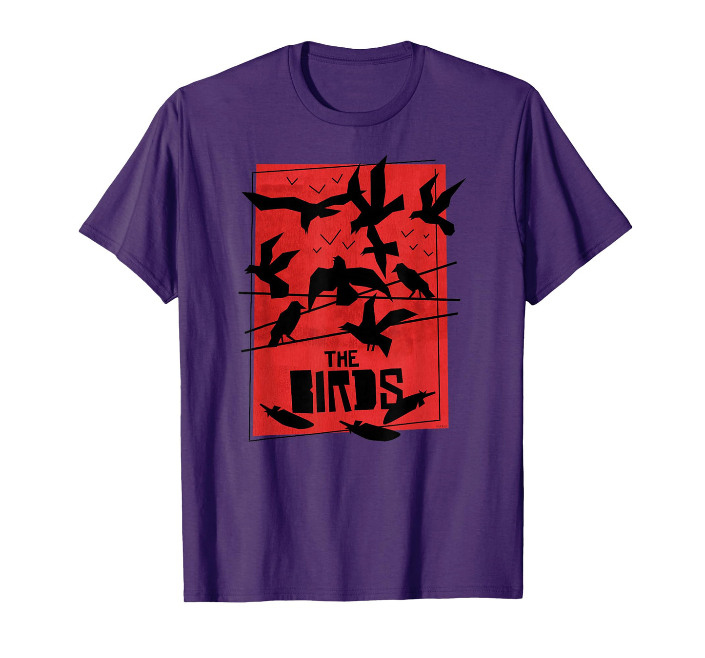 The Birds Alfred Hitchcock Abstract T-Shirt