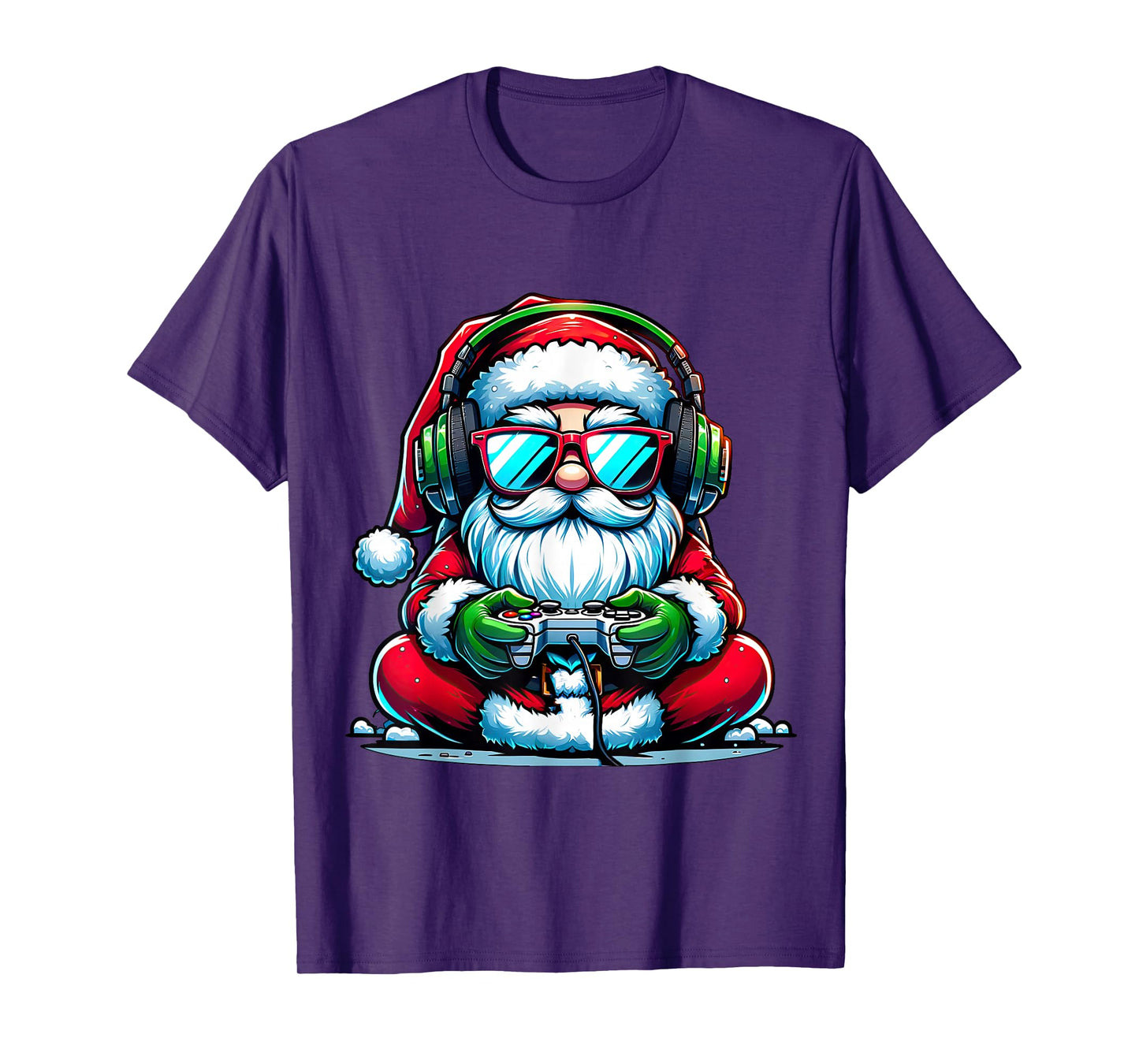 Christmas Gamer Boys Video Game Santa Xmas T-Shirt