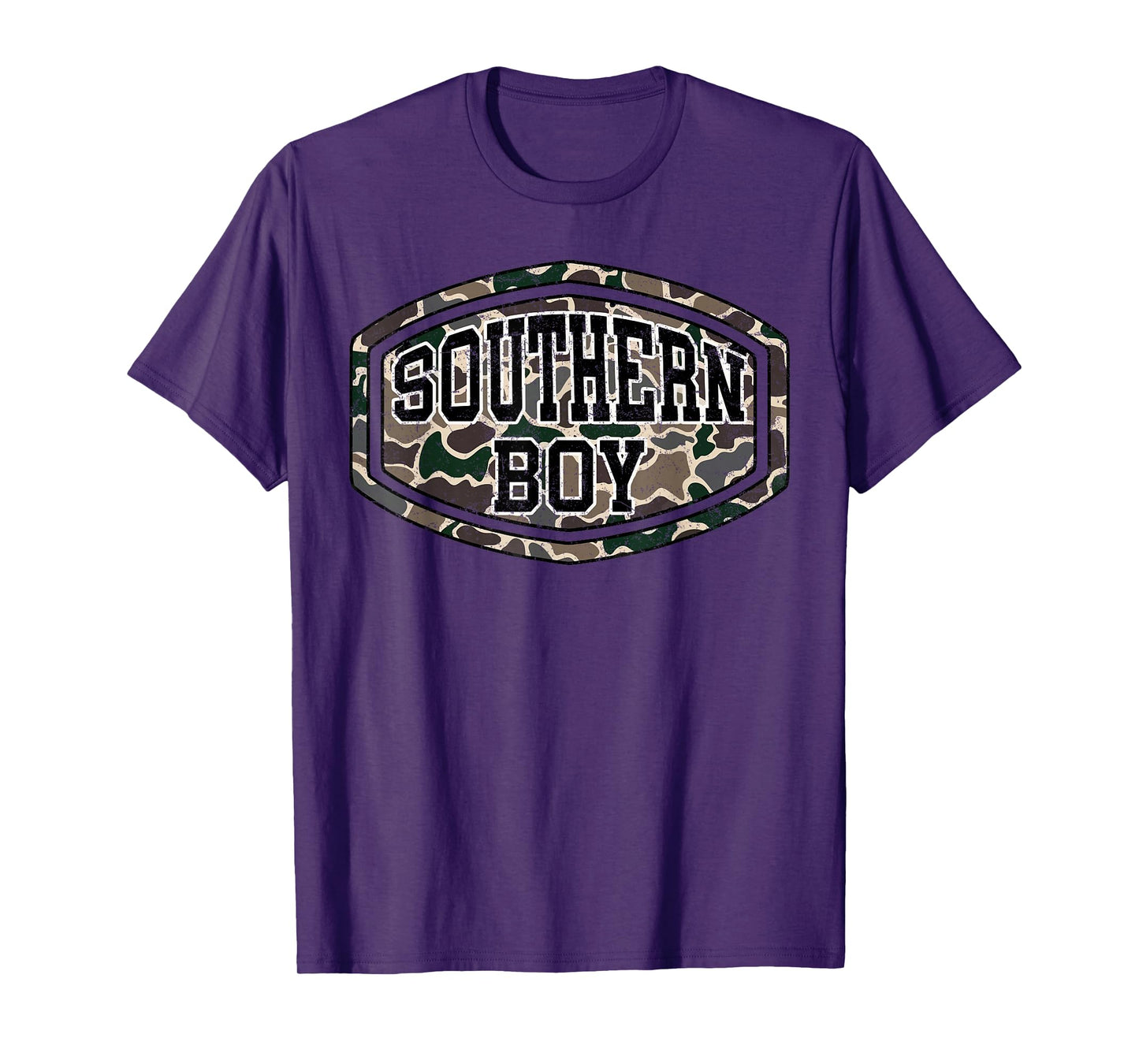 Retro Camo Southern Boy Camouflage Southern Vibes Boys Kids T-Shirt