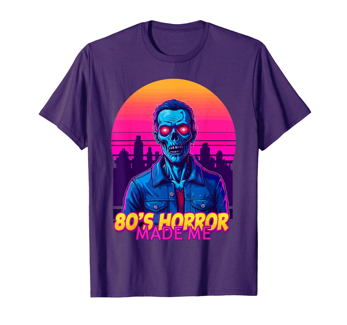 80s Horror Undead Retro Movie Enthusiast Halloween T-Shirt