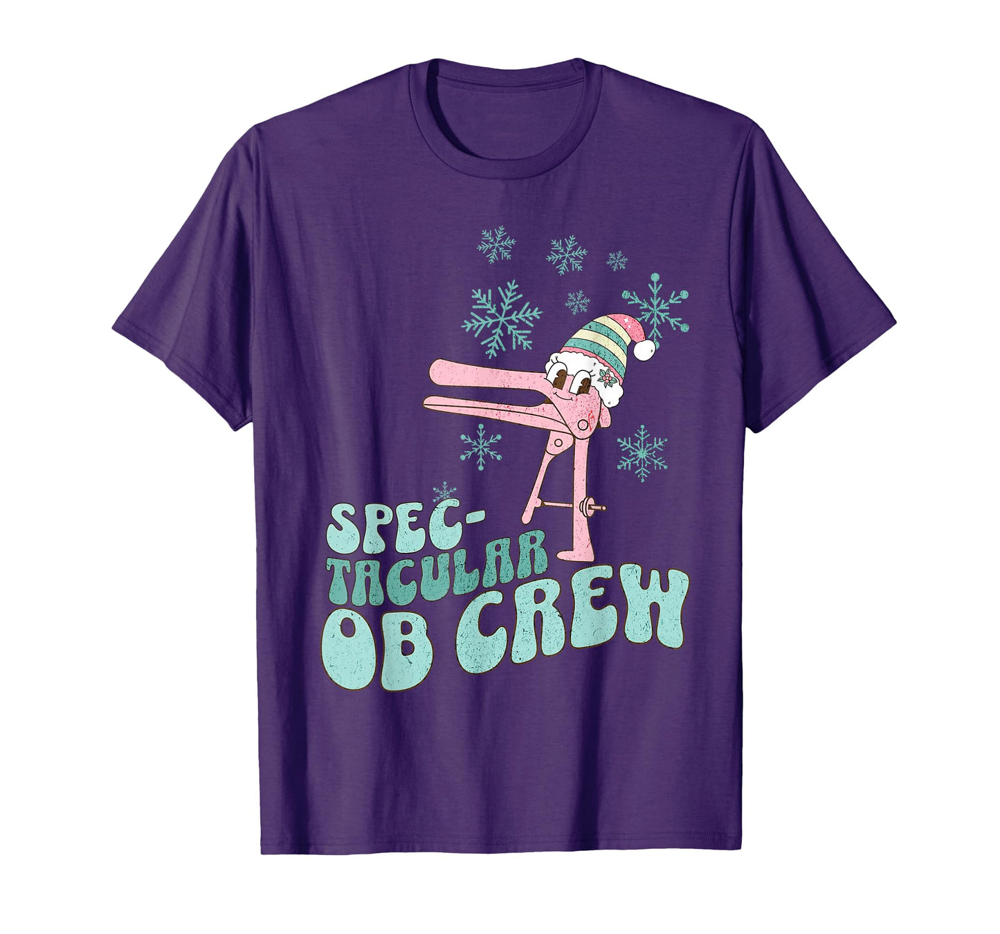 Spectacular OB Crew Speculum Hat Santa Christmas OBGYN Nurse T-Shirt