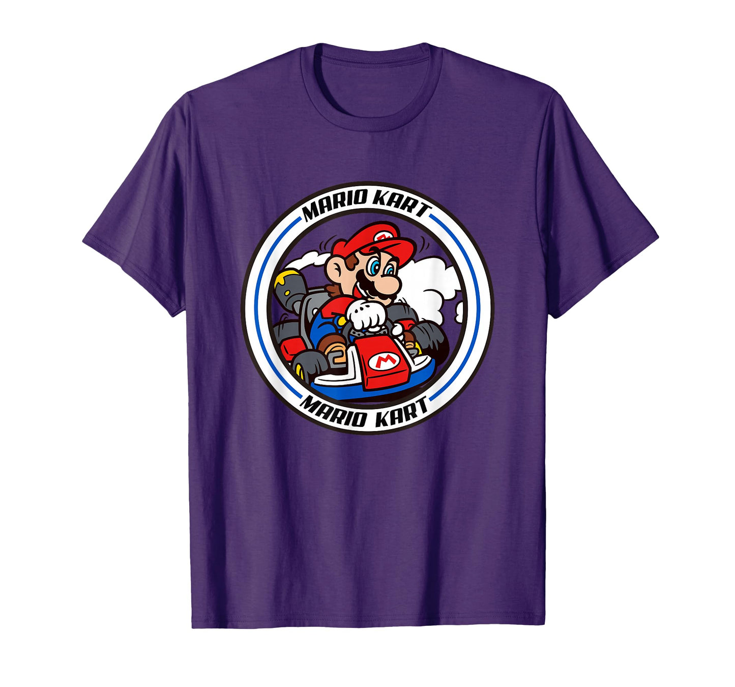 Mario Kart Speed Racer Classic Mario Circle T-Shirt