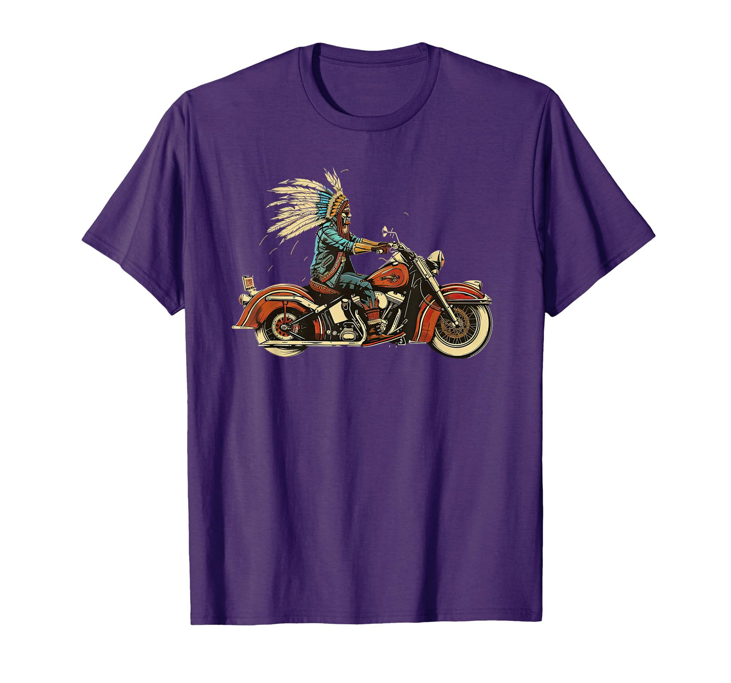 Native American Motorcycle Indian Bikers old classic bikes T-Shirt
