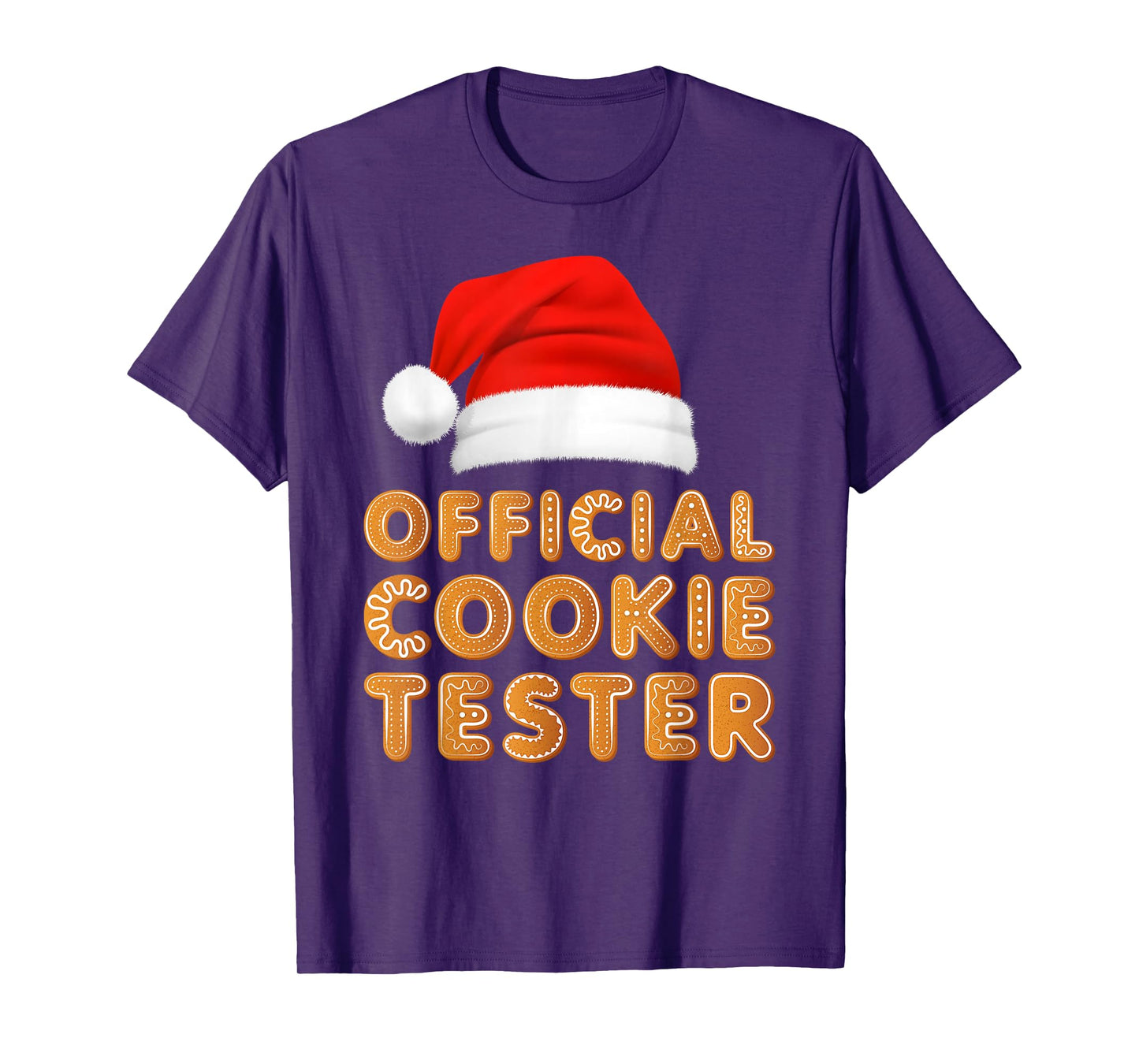 Christmas Baking Crew Official Cookie Tester Xmas Pajamas T-Shirt