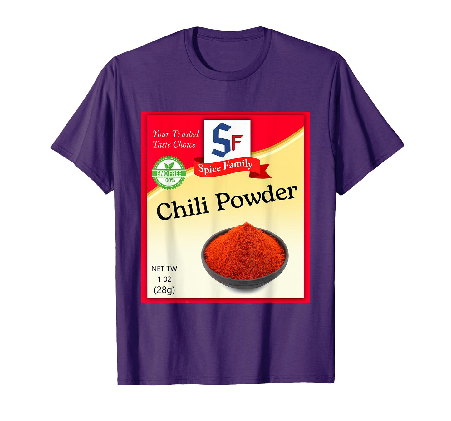 Chili Powder Condiment Costume Holiday Spice Costumes T-Shirt