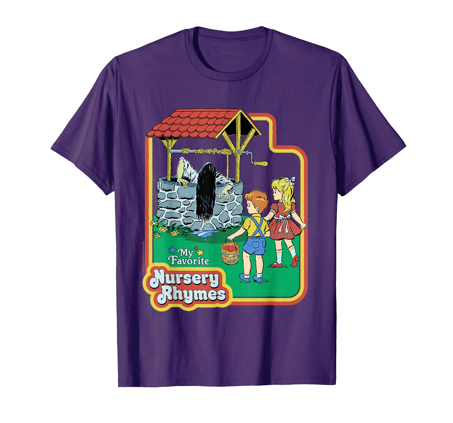 Nursery Rhymes Sarcastic Retro Vintage Funny Adult Humor T-Shirt