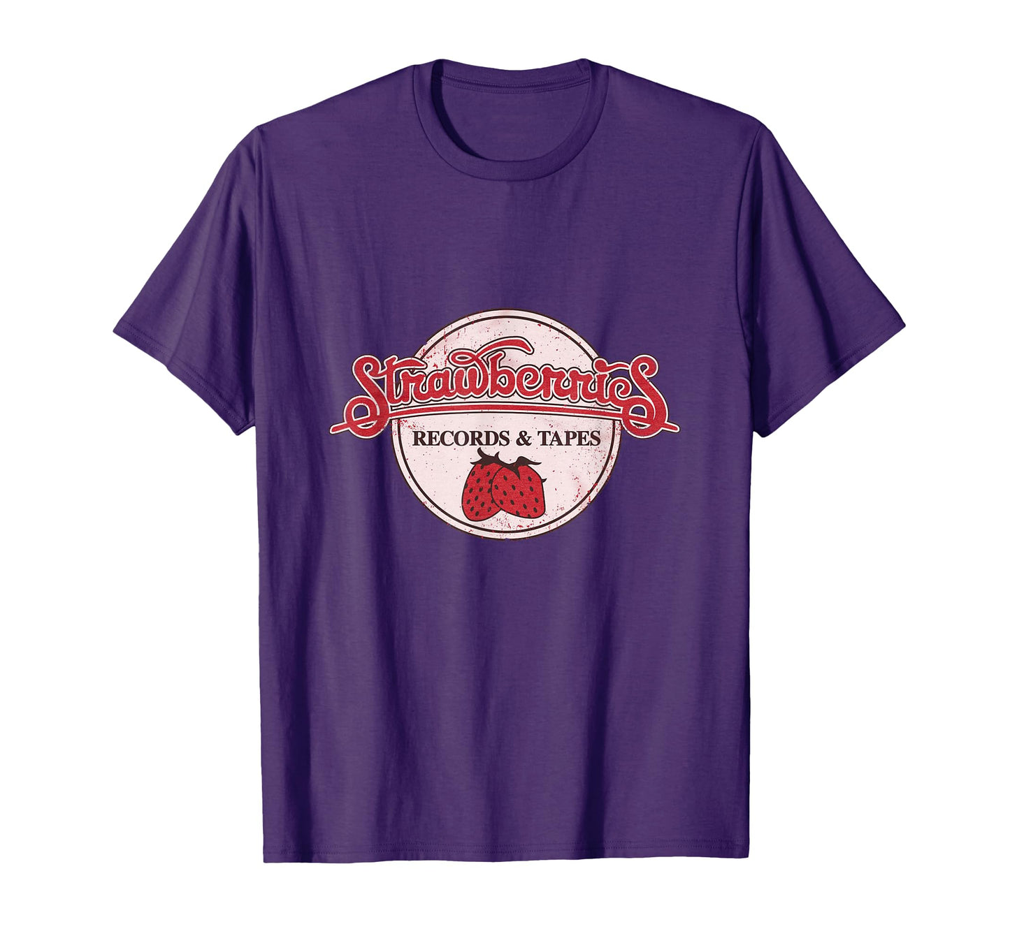 Strawberries Records & Tapes Defunct Music Store Nostalgic T-Shirt