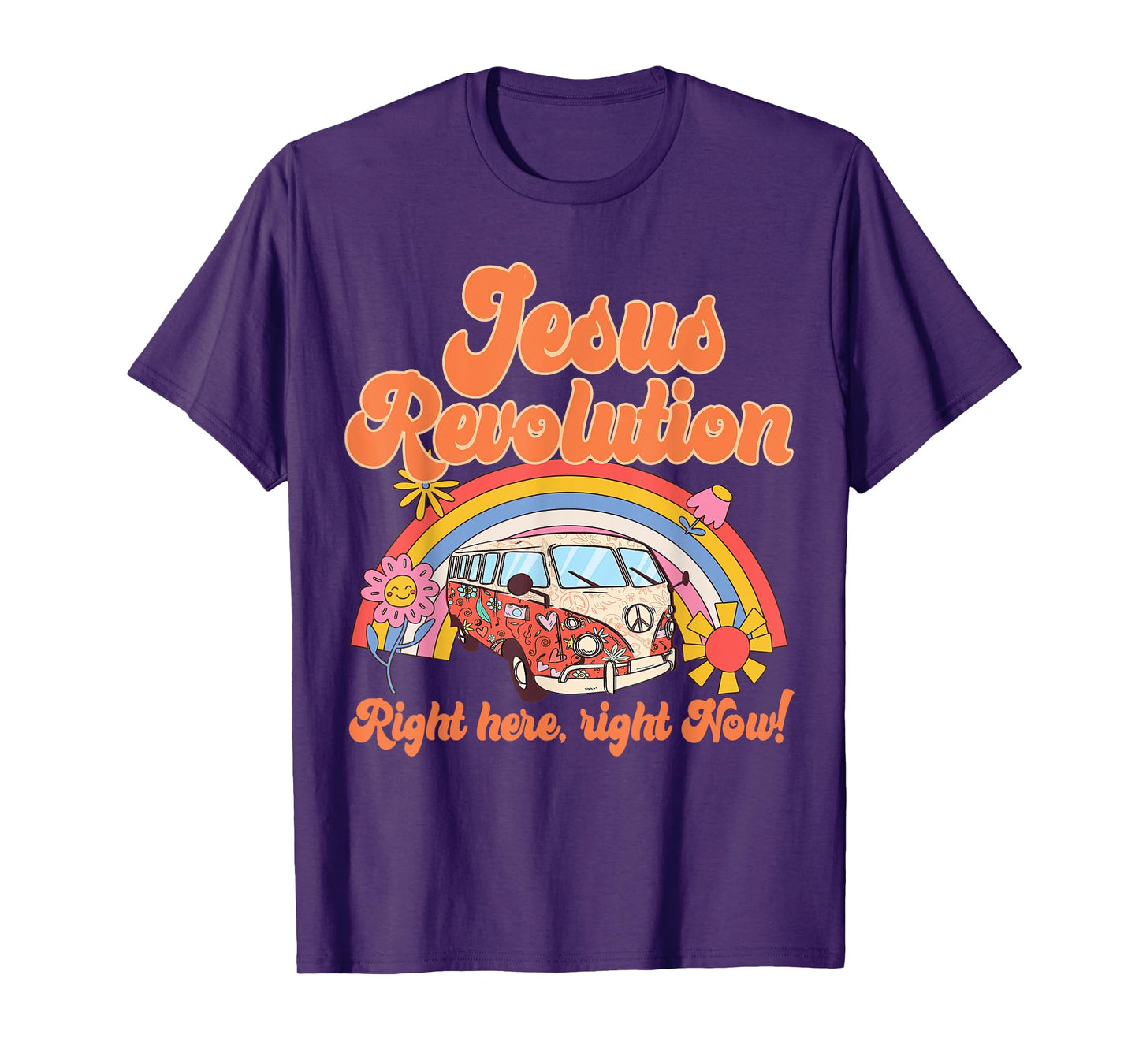 Jesus Revolution Right Here, Right Now! Revival Movement T-Shirt
