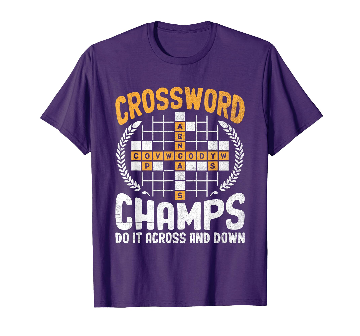 Funny Vintage Crossword Puzzle Solvers Word Nerd Lover T-Shirt