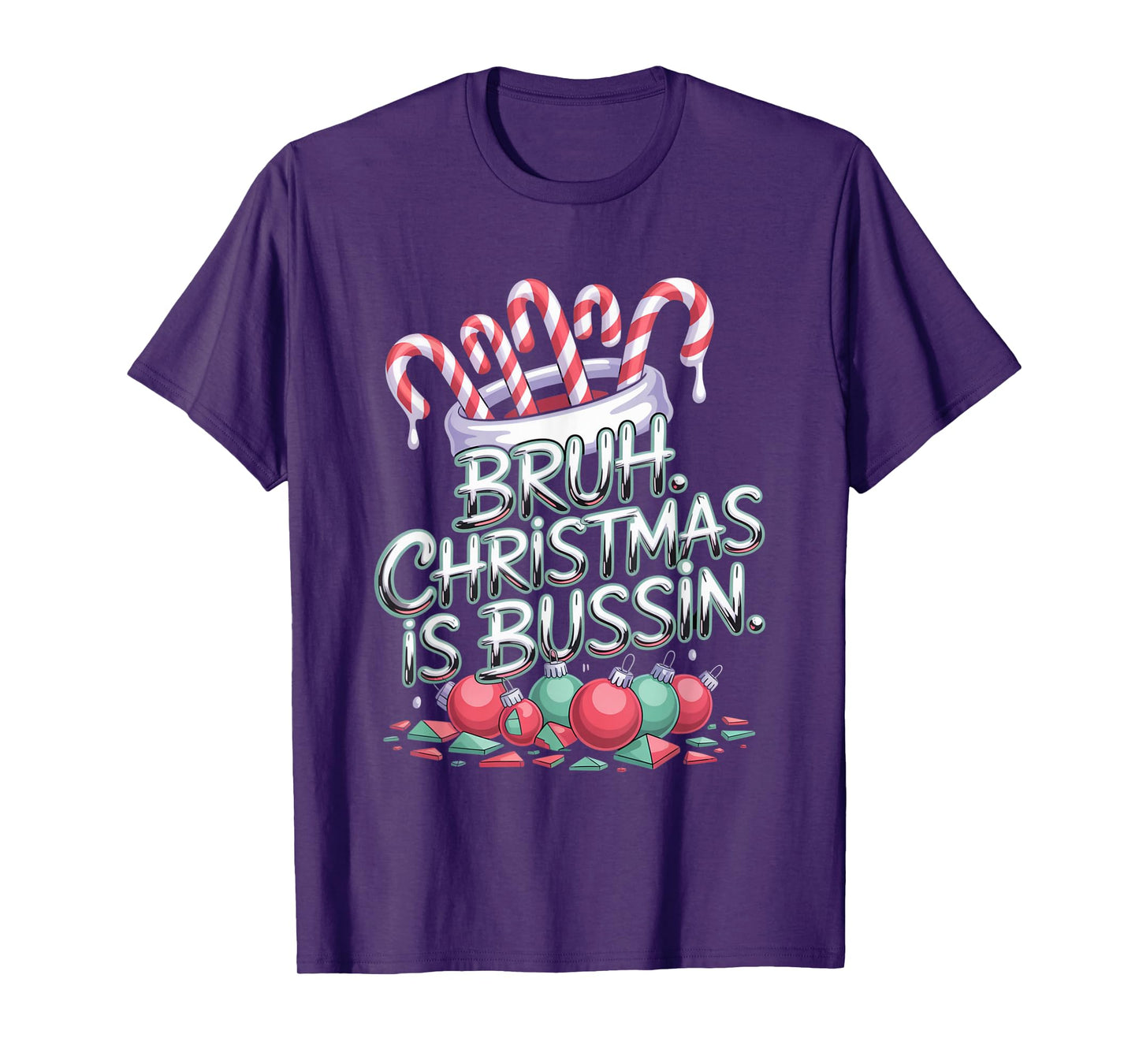 Funny Gen Alpha Gen Z Slang Funny Christmas Sweater T-Shirt