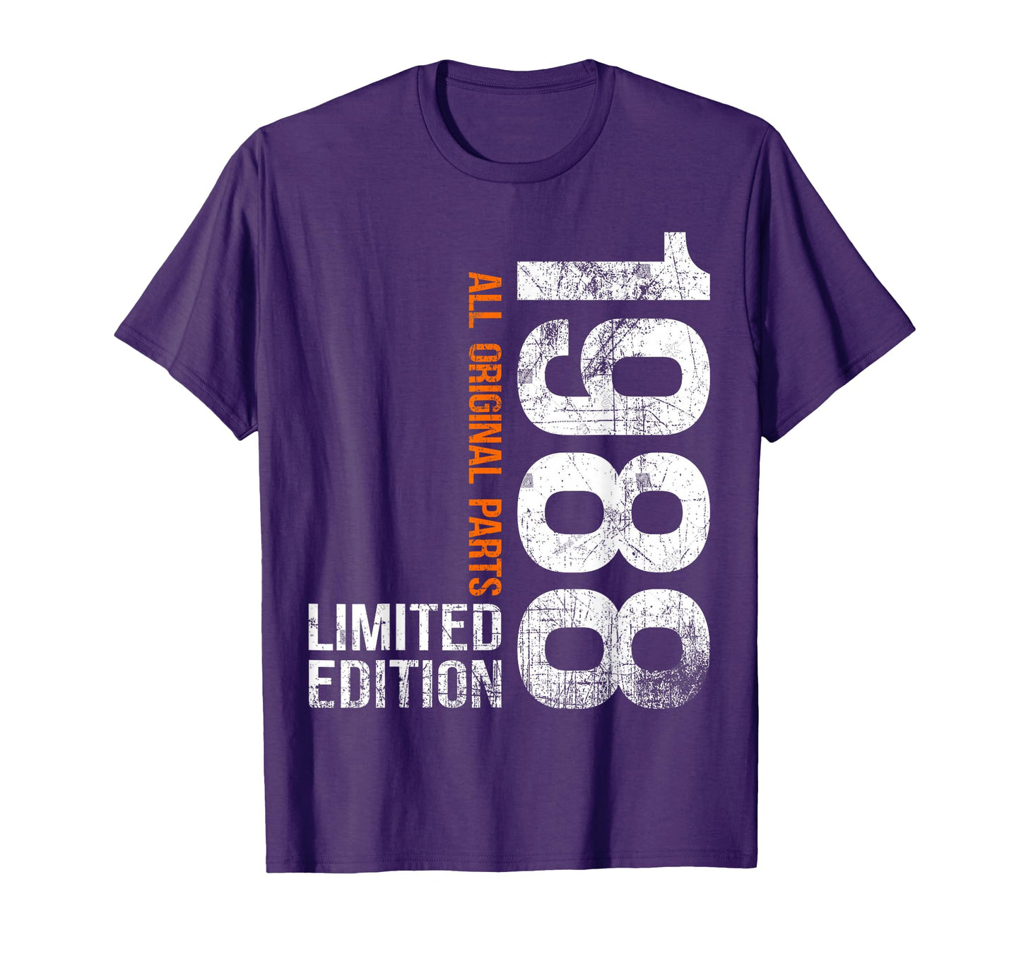Vintage 1988 37th Birthday Gifts Men Women 37 Years Old T-Shirt