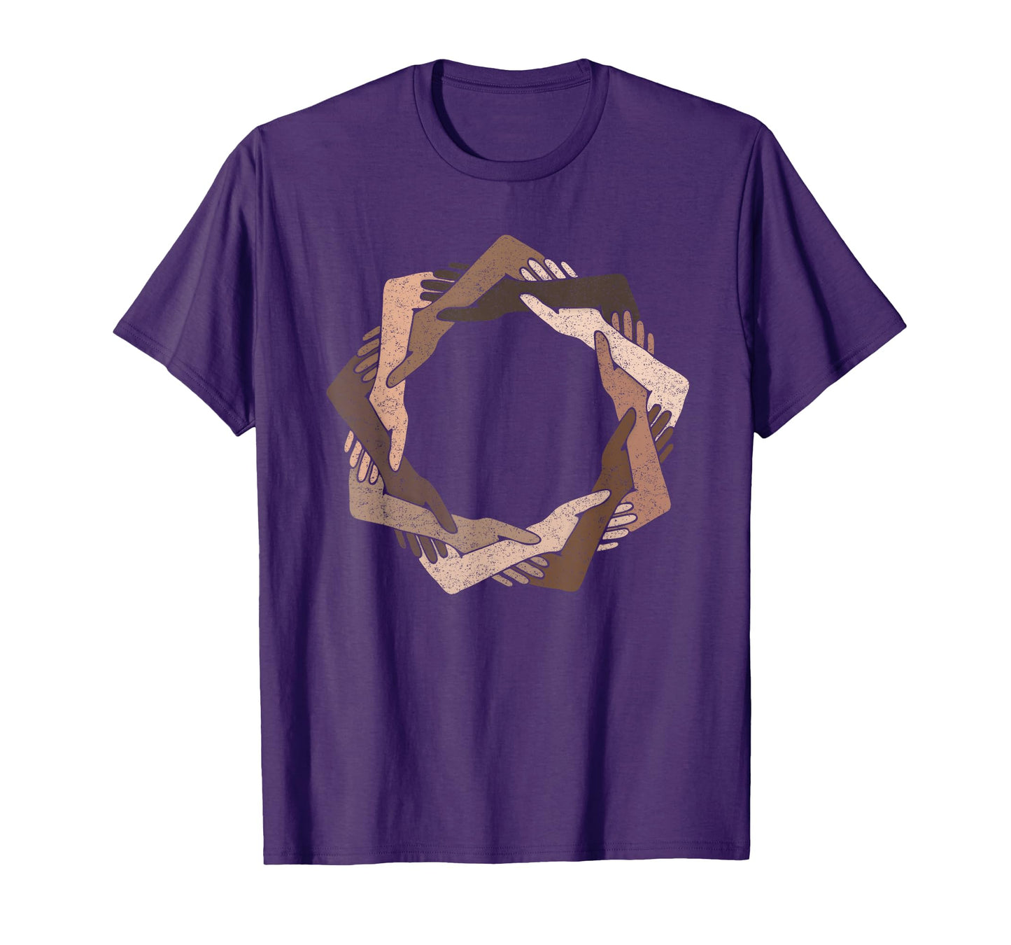 We Are One Human Family Nine Pointed Star - Baha'i Clothing T-Shirt