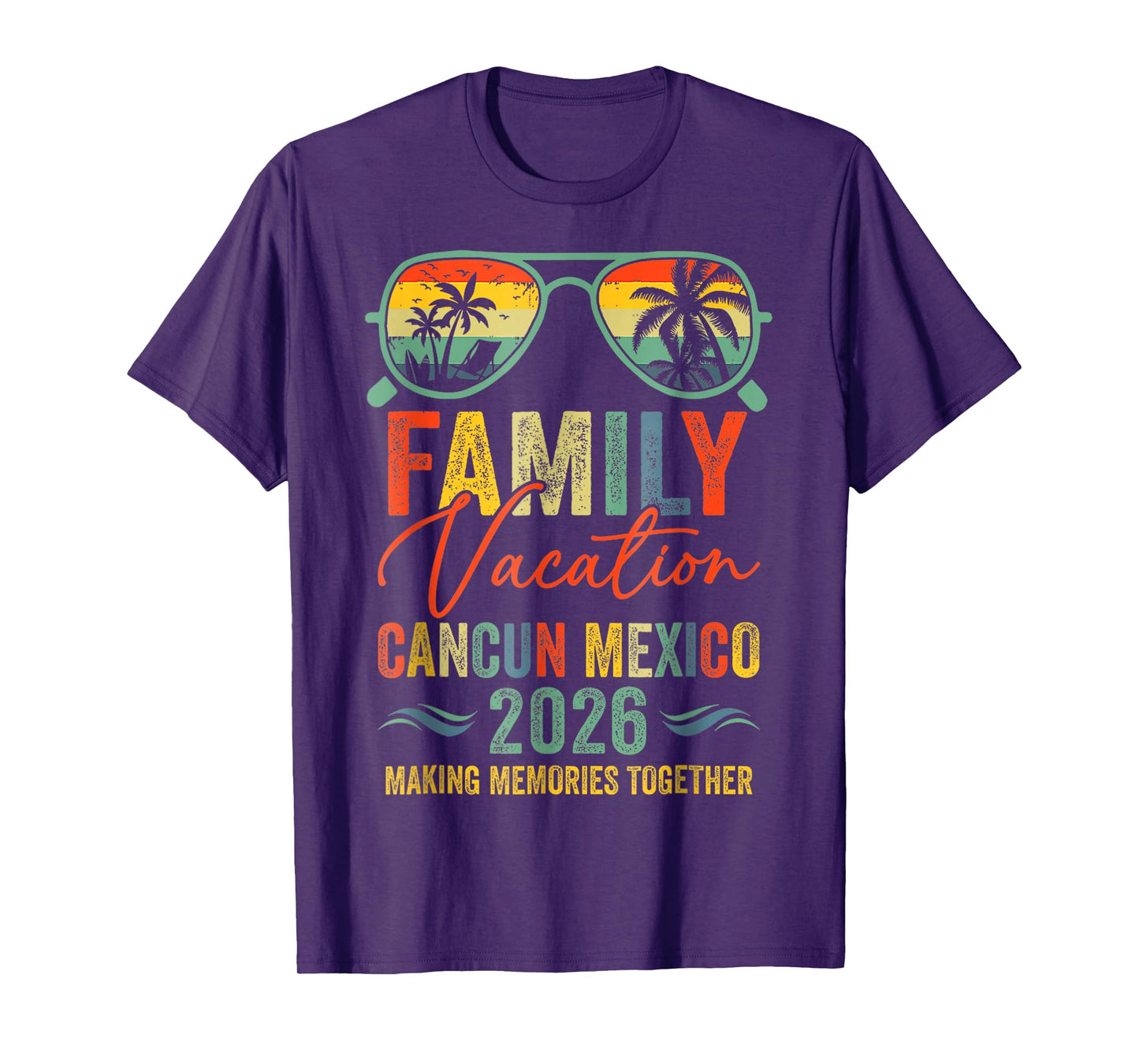 Cancun Mexico Vacation 2026 Matching Family Group Summer T-Shirt