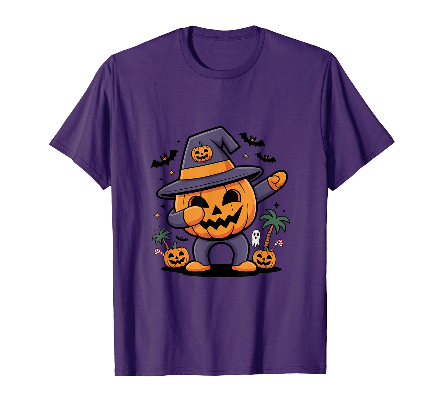 Dabbing Pumpkin Witch – Funny Halloween Costume Party T-Shirt