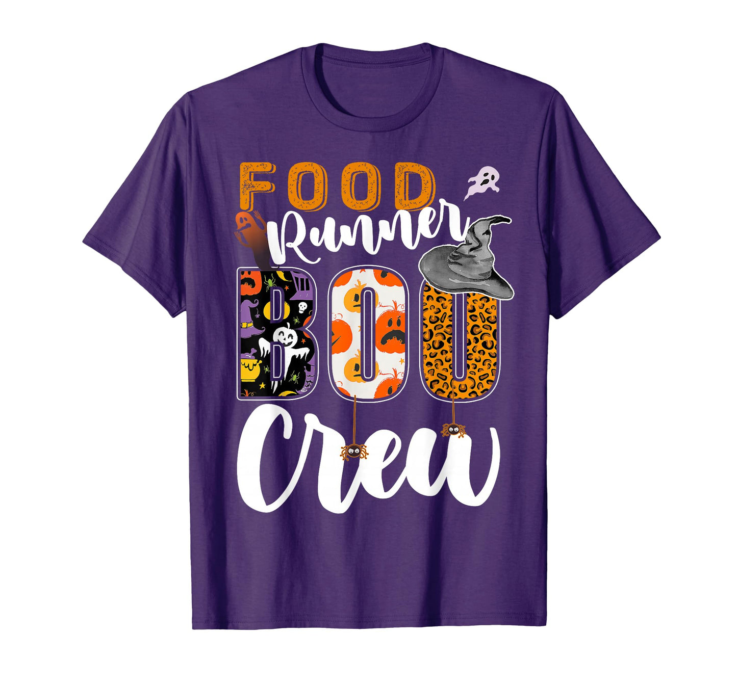 Food Runner Boo Crew Halloween Match Server T-Shirt