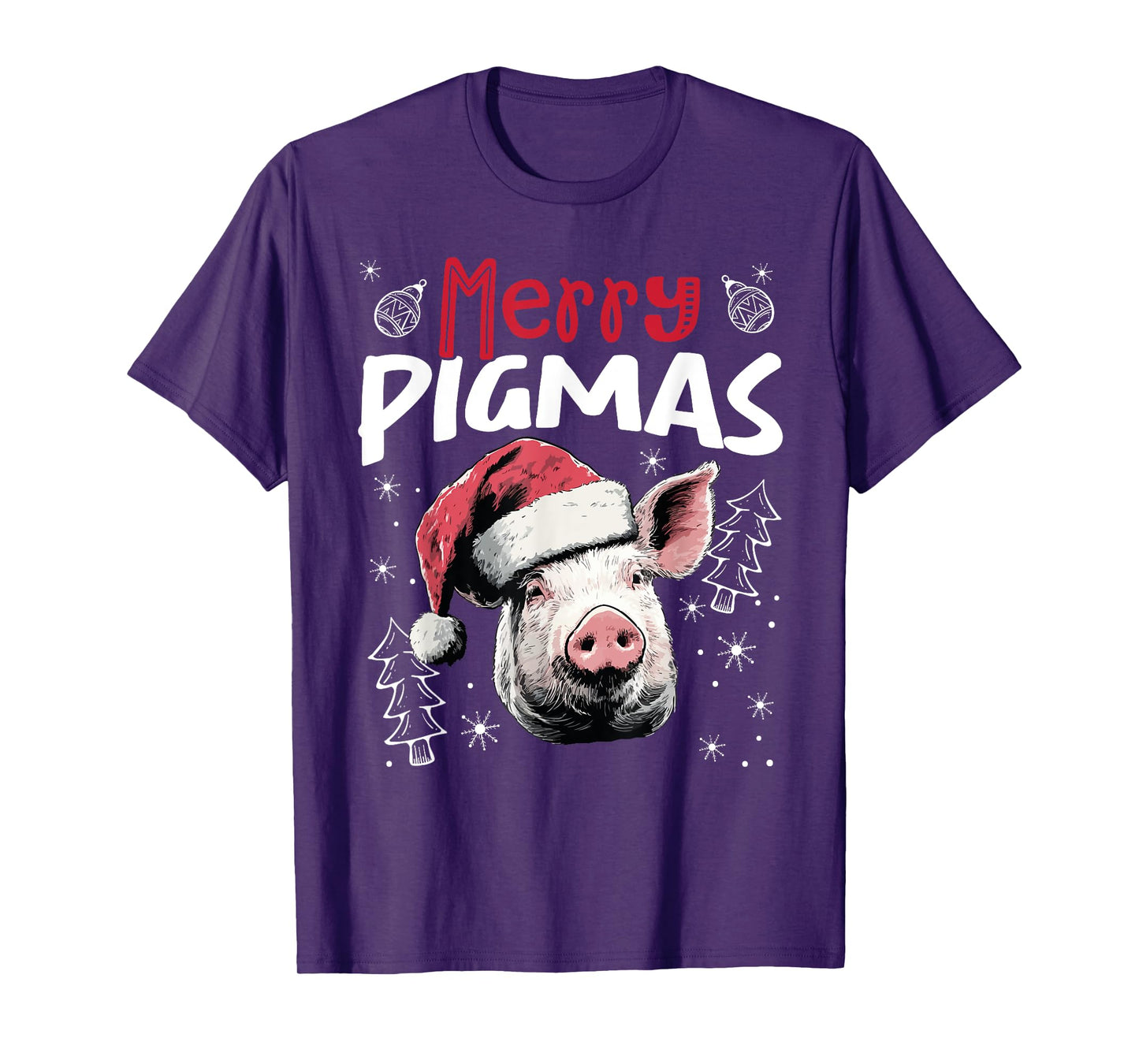 Merry Pigmas Funny Christmas Pig T-Shirt
