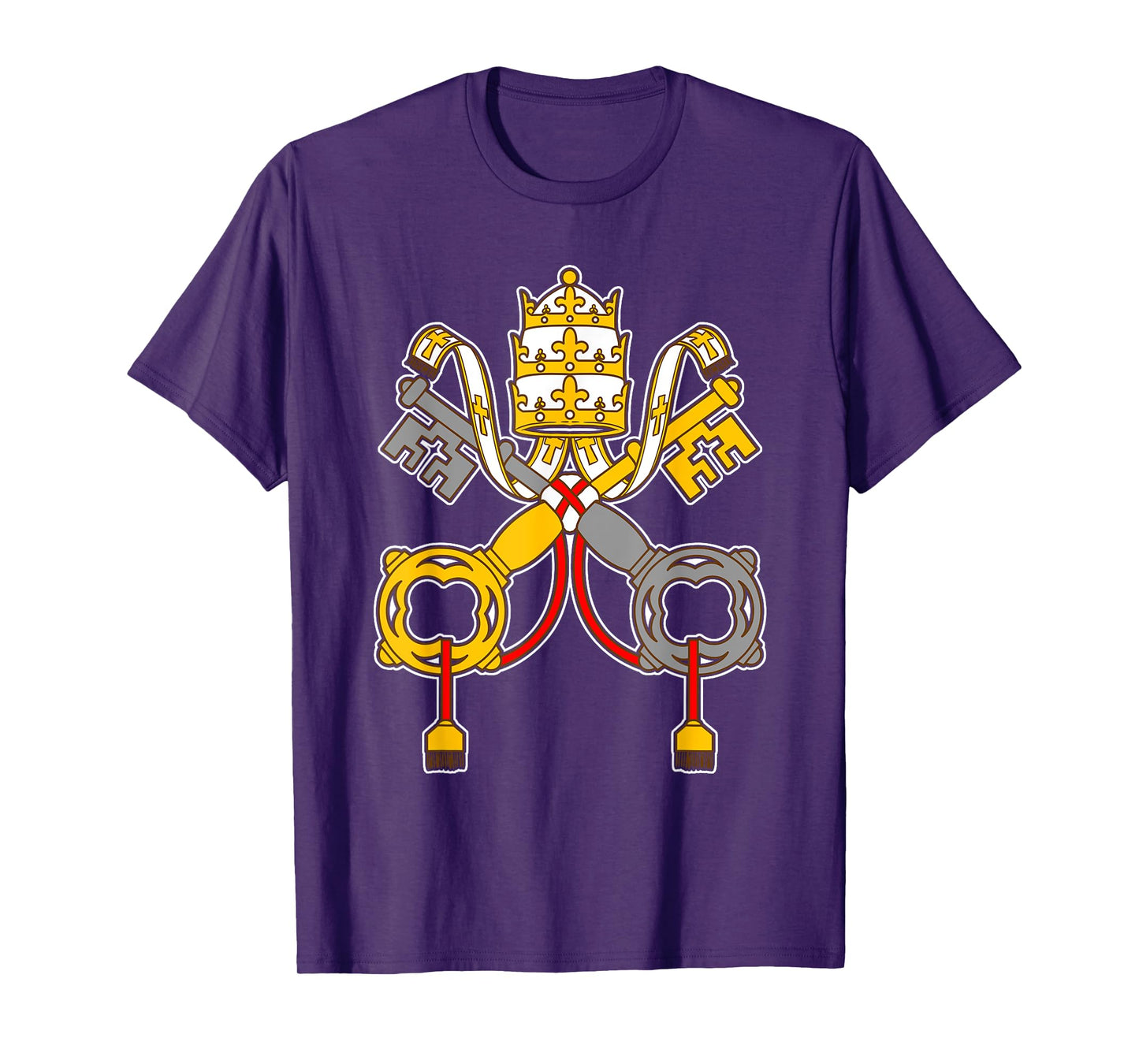 St Peter Shirt - Vintage Catholic t Art keys to the kingdom T-Shirt