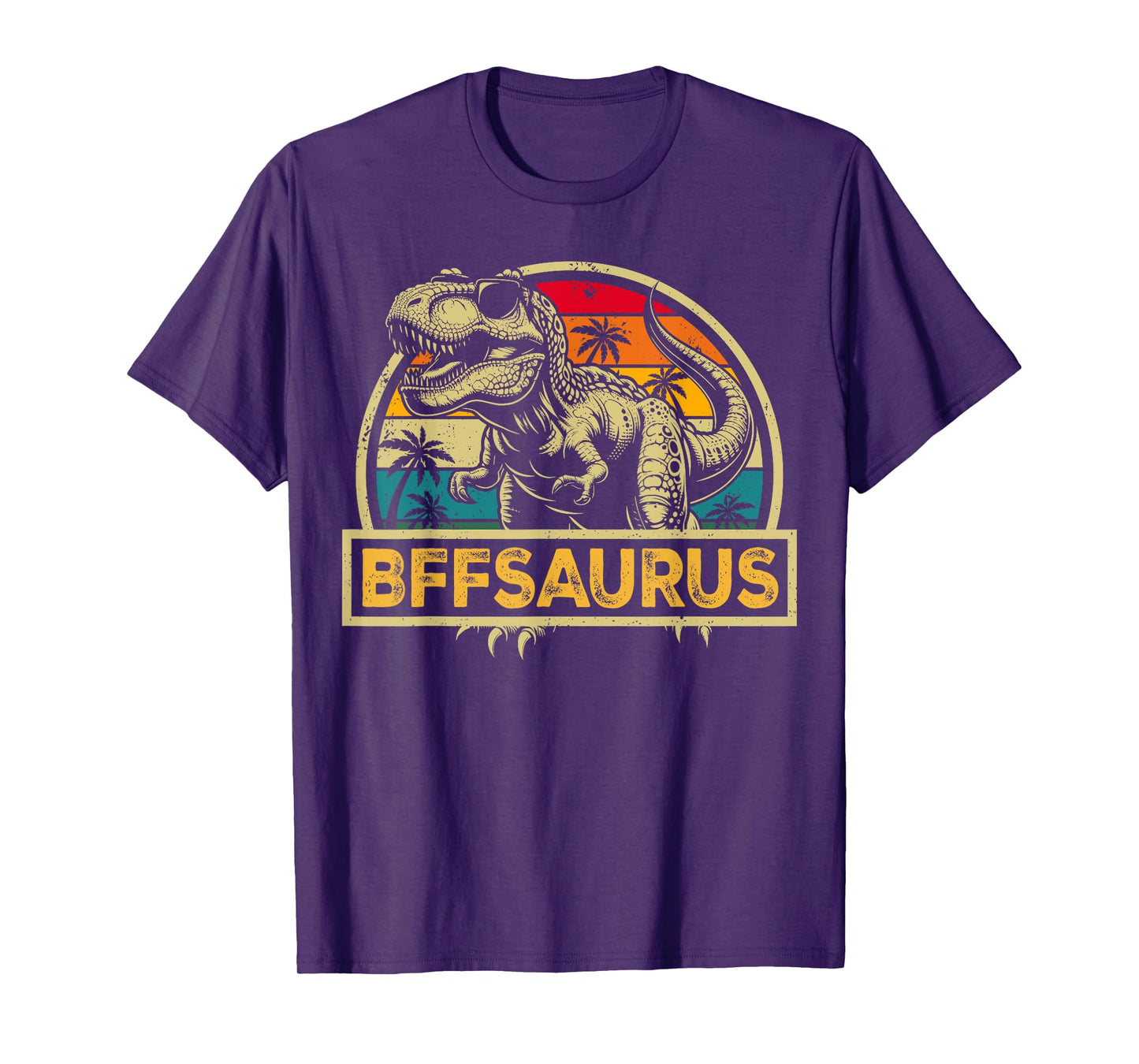 BFFsaurus T Rex Dinosaur BFF Saurus Family Matching T-Shirt