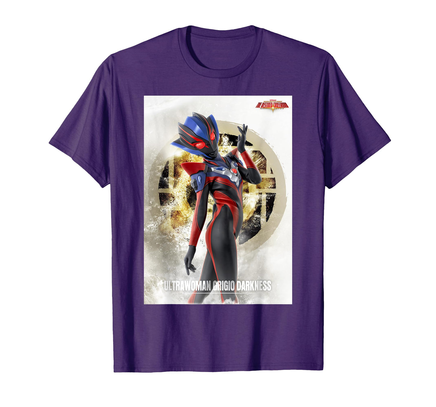 ULTRAWOMAN GRIGIO DARKNESS Ultra Galaxy Fight 3 UGFTDC T-Shirt