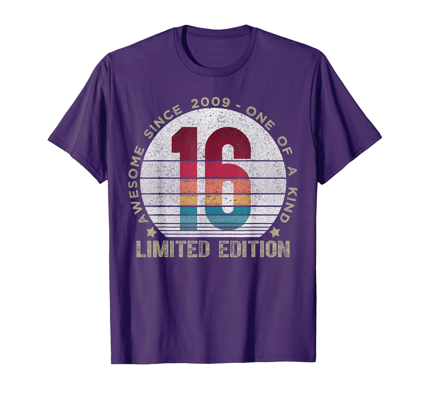 16 Year Old Gifts Vintage 2009 Limited Edition 16th Birthday T-Shirt