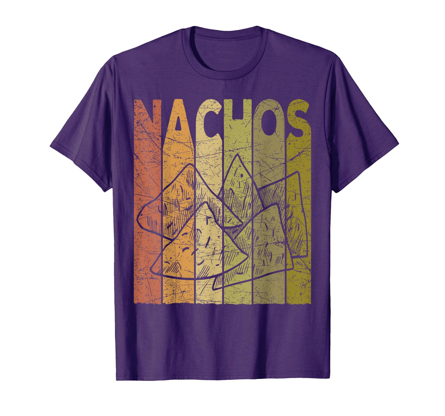 Mexican Nachos Vintage Mexican Food Retro Foodie Nacho T-Shirt
