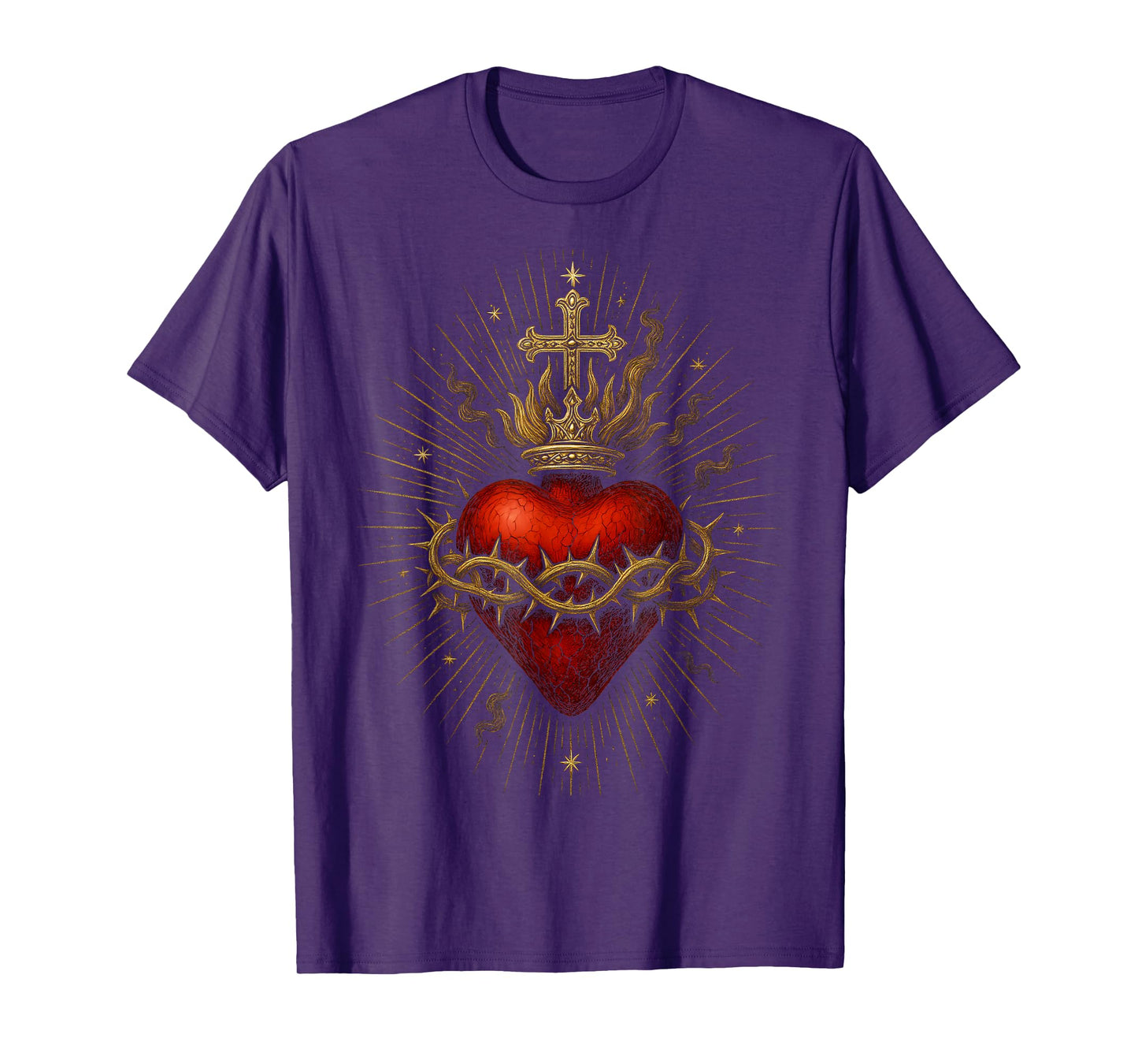 Sacred Heart of Jesus Catholic Christian Church Faith T-Shirt
